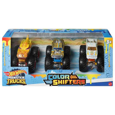 Mattel® Spielzeug-Monstertruck Mattel HGX20 - Hot Wheels - Color Shifters - Monster Trucks, 3-pack, 1