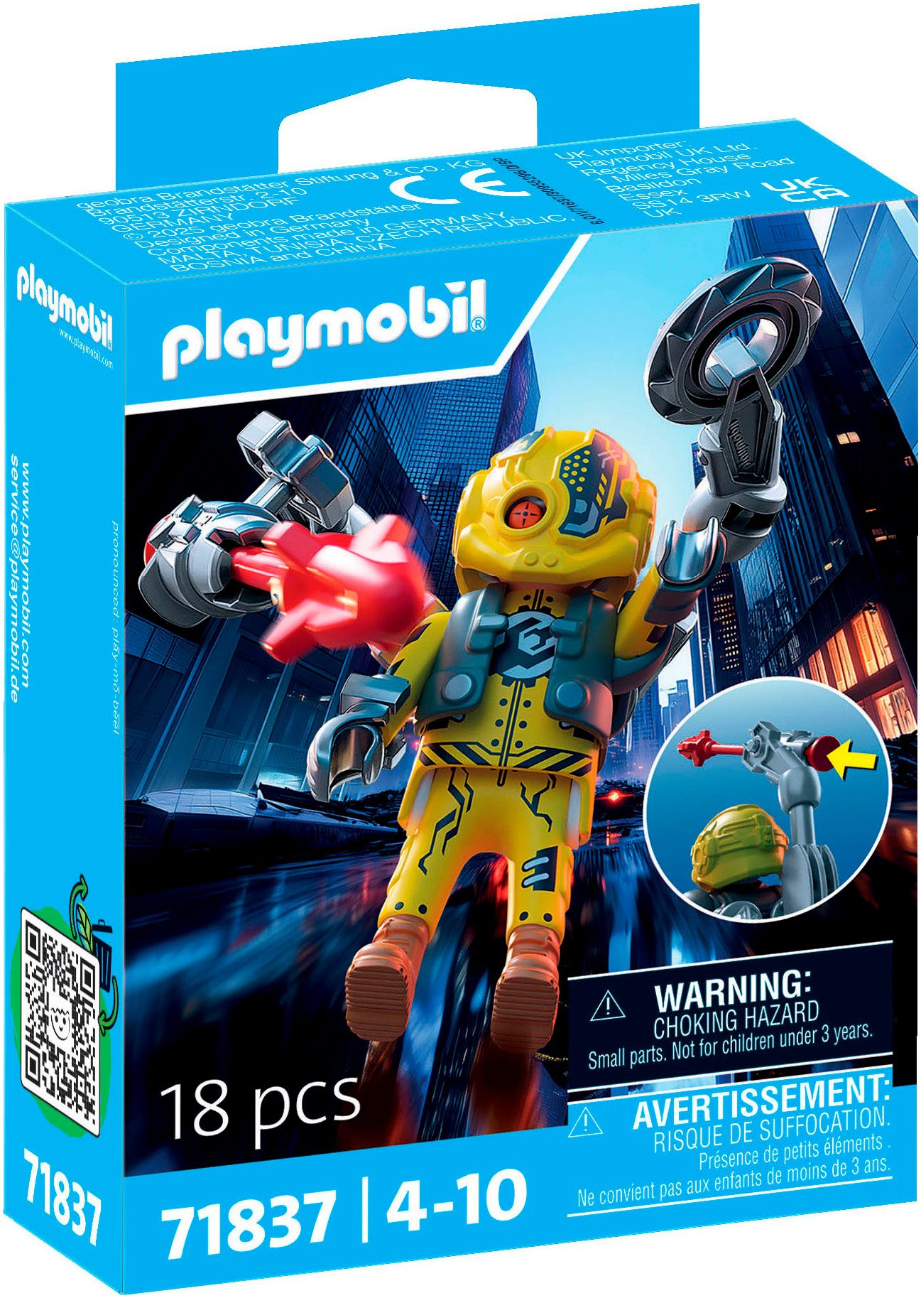 Playmobil® Roboter-Held (71837), Heroes Konstruktions-Spielset, (18 St) günstig online kaufen