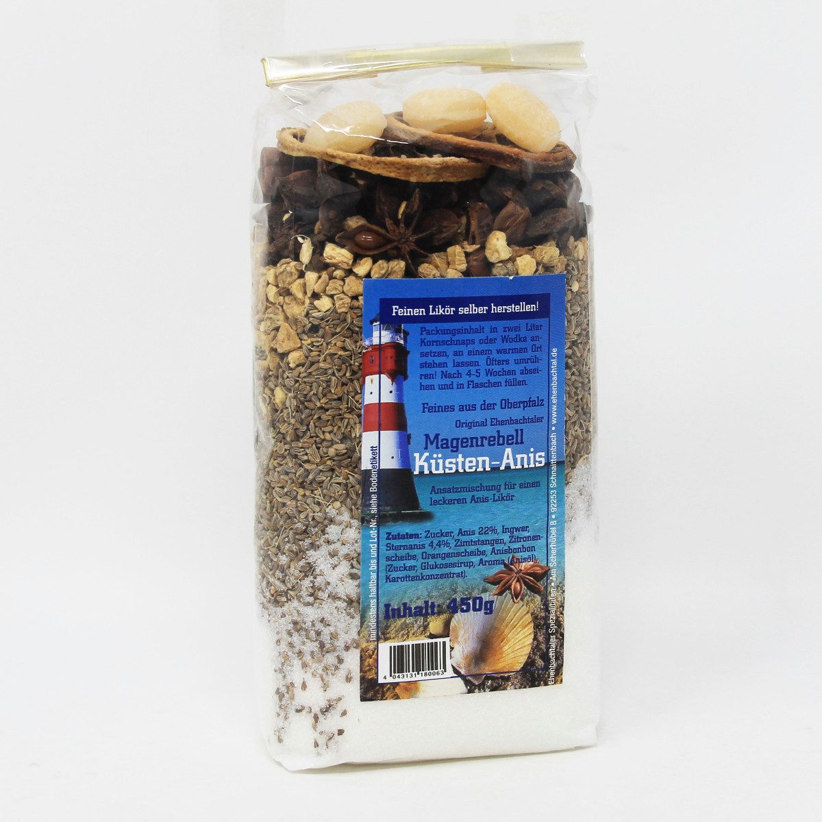 Biller Gewürz, Magenrebell Küsten Anis Likör Ansatzmischung Kräuterlikör 450g