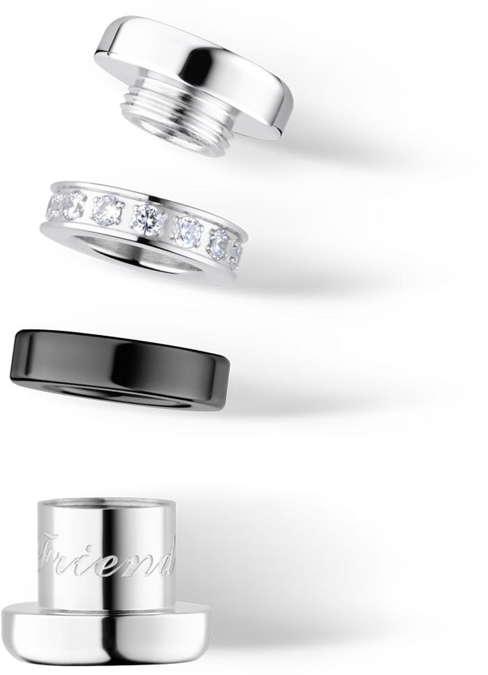 Bering Kettenanhänger Charm aus Edelstahl - Bering Jewelry Modell: BestFriend-2