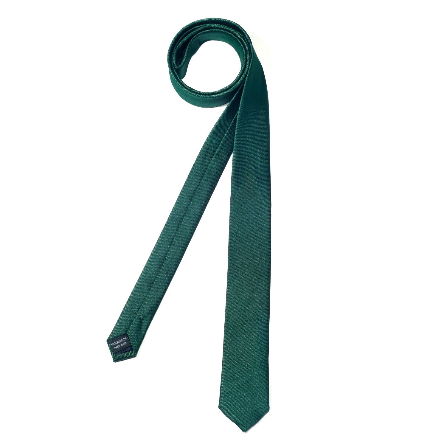 DonDon Krawatte schmale Krawatte 5 cm unifarben (Packung, 1-St., 1x Krawatte) matt, glänzend, gestreift, Seidenlook