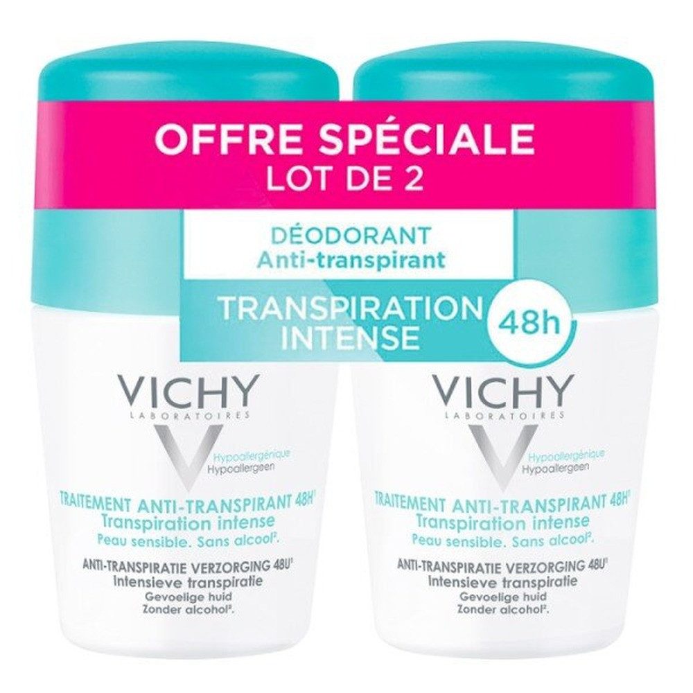 Vichy Deo-Roller Deo-Roll-On Set gegen übermäßiges Schwitzen