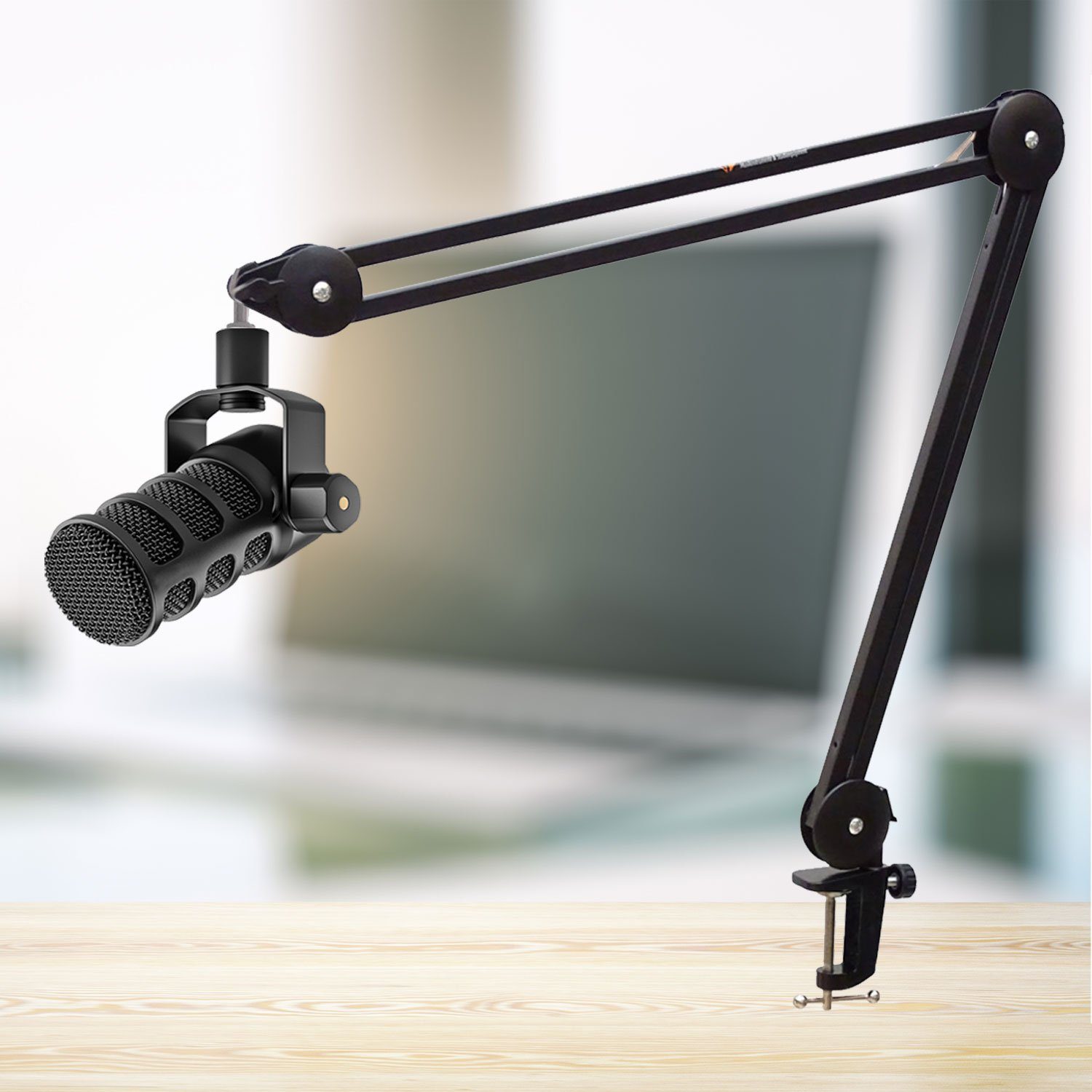 RØDE Mikrofon Rode Podmic USB XLR Mikrofon mit Gelenkarm Schwarz, USB und XLR