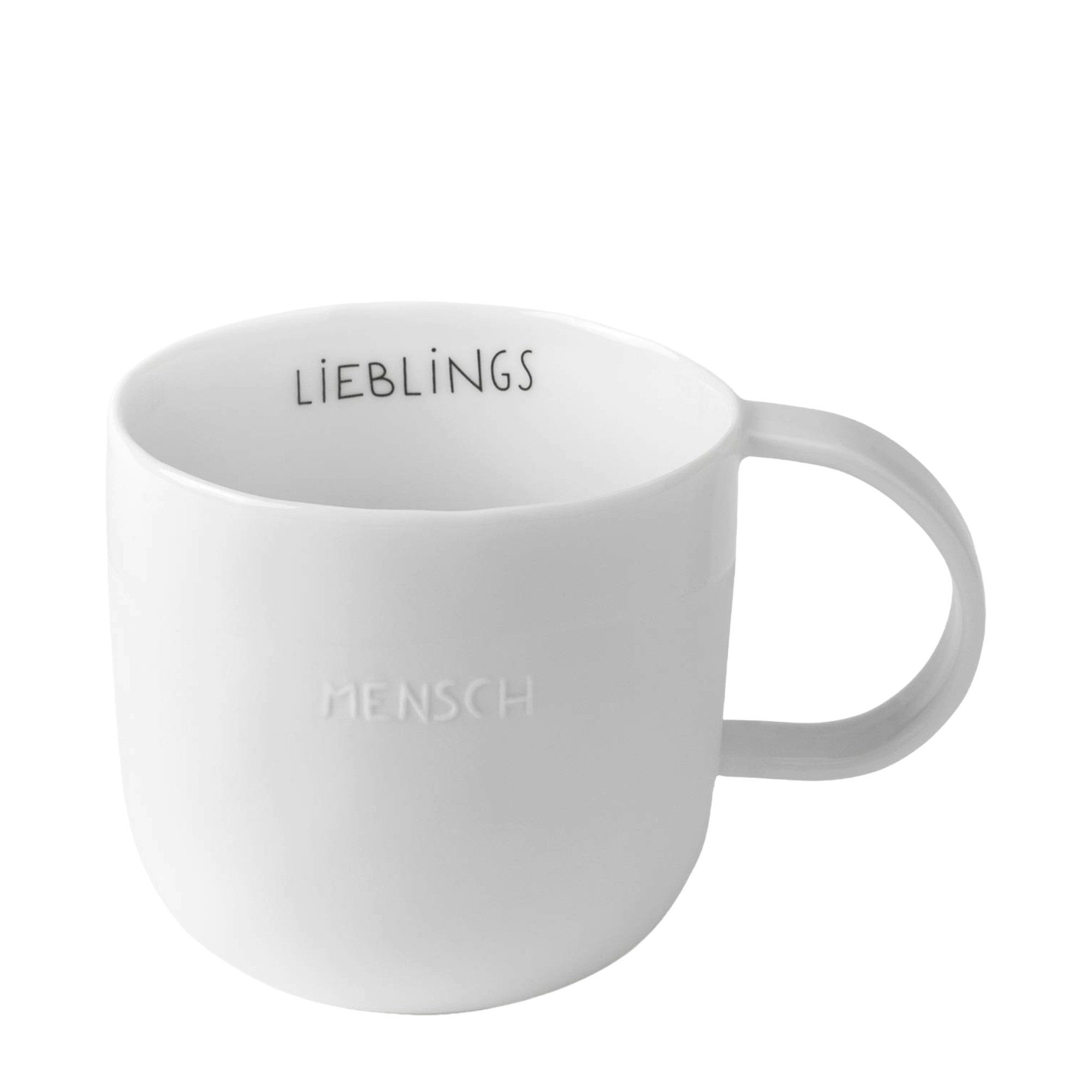 Räder Tasse räder Guten Morgen Tasse Lieblingsmensch Porzellan Weiß, Porzellan