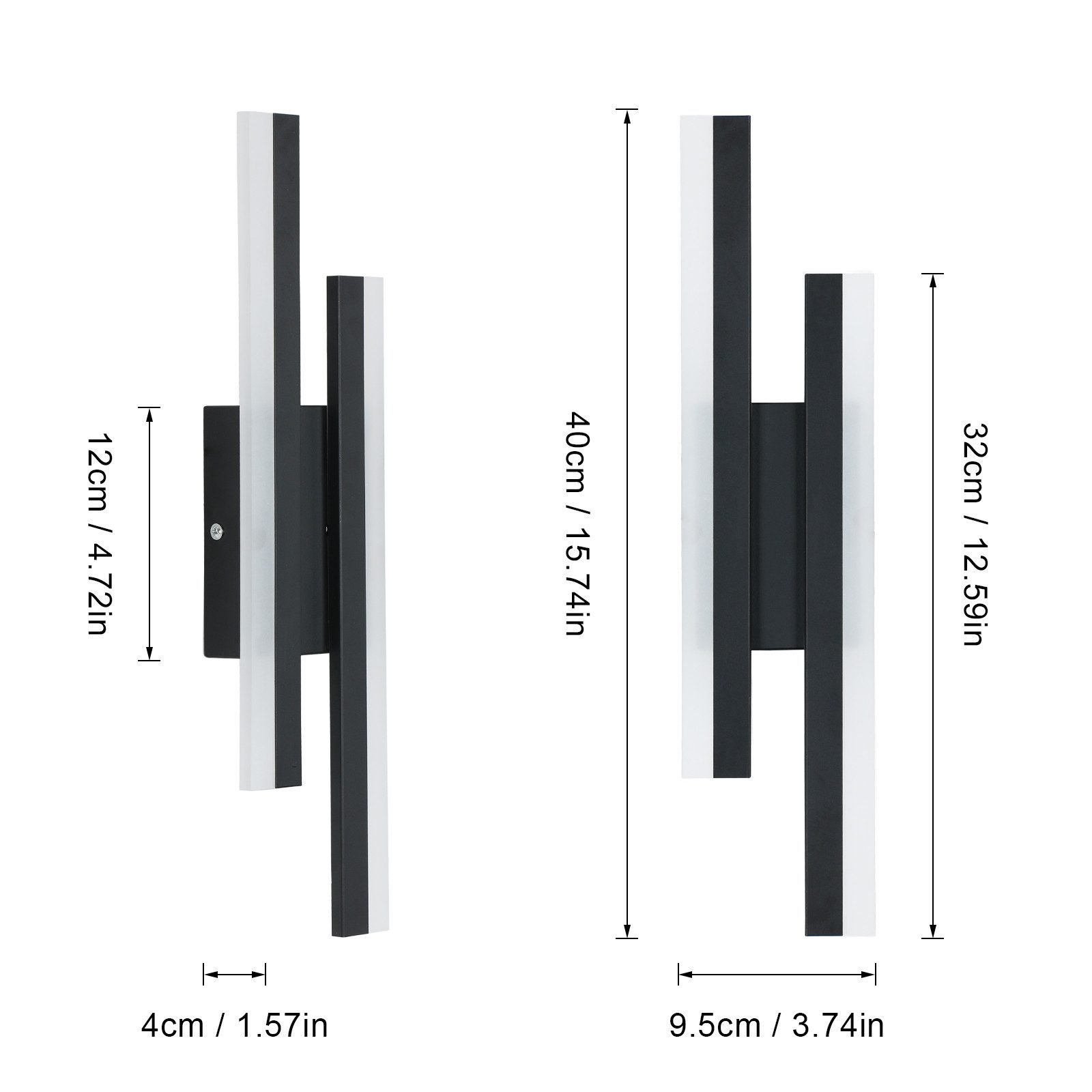 Goeco LED Wandleuchte Moderne Form der günstig online kaufen