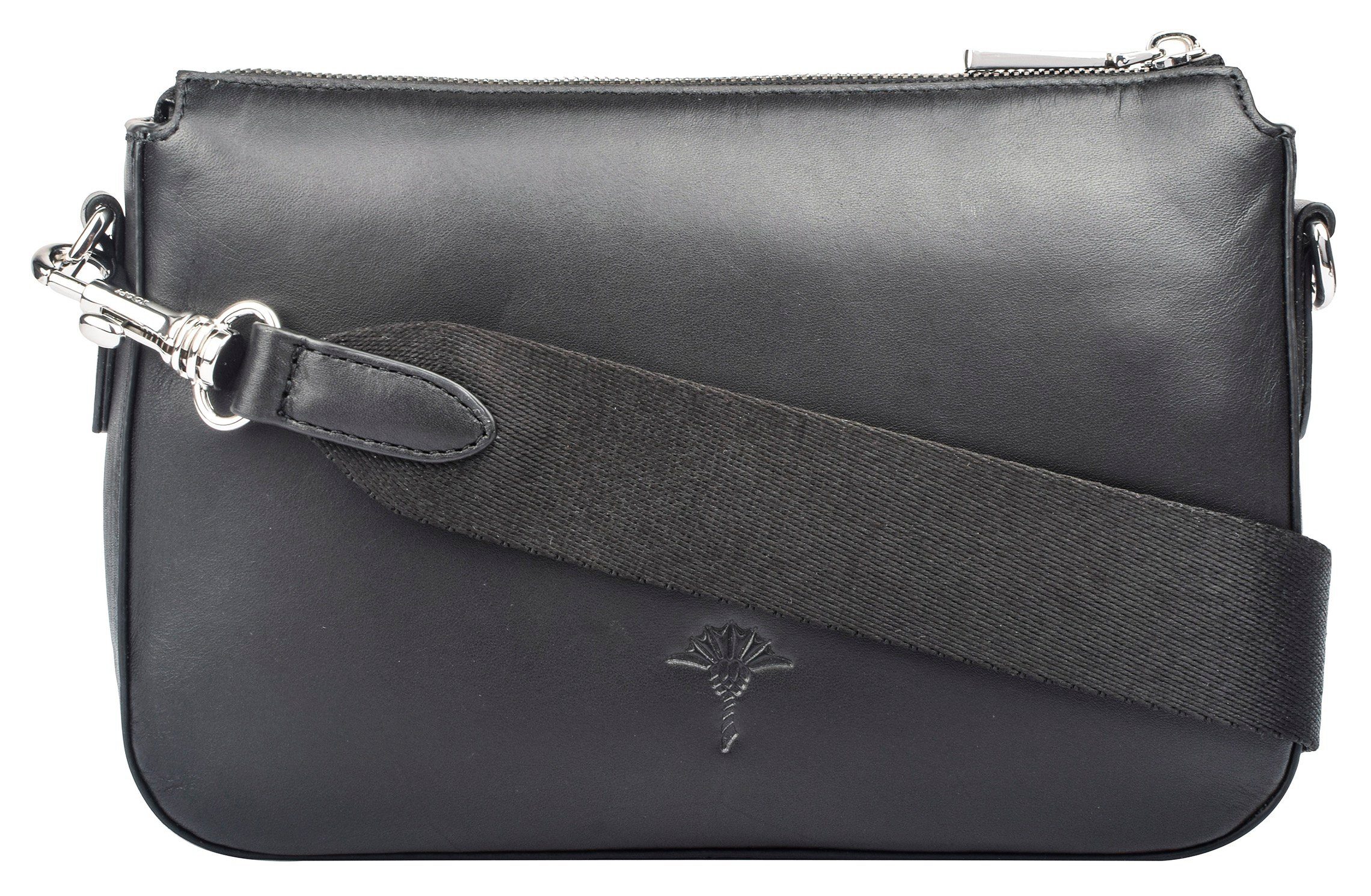 JOOP! Umhängetasche sofisticato 1.0 jasmina shoulderbag shz, Damen Handtasche, Schultertasche mit Logoprägung
