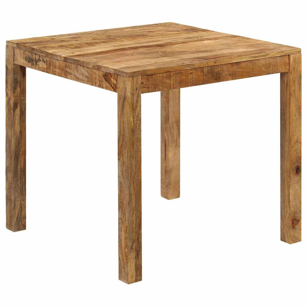 furnicato Esstisch Vollholz 82 x 80 x 76 cm (1-St), Polierter Küchentisch im Retro-Stil für dein Esszimmer