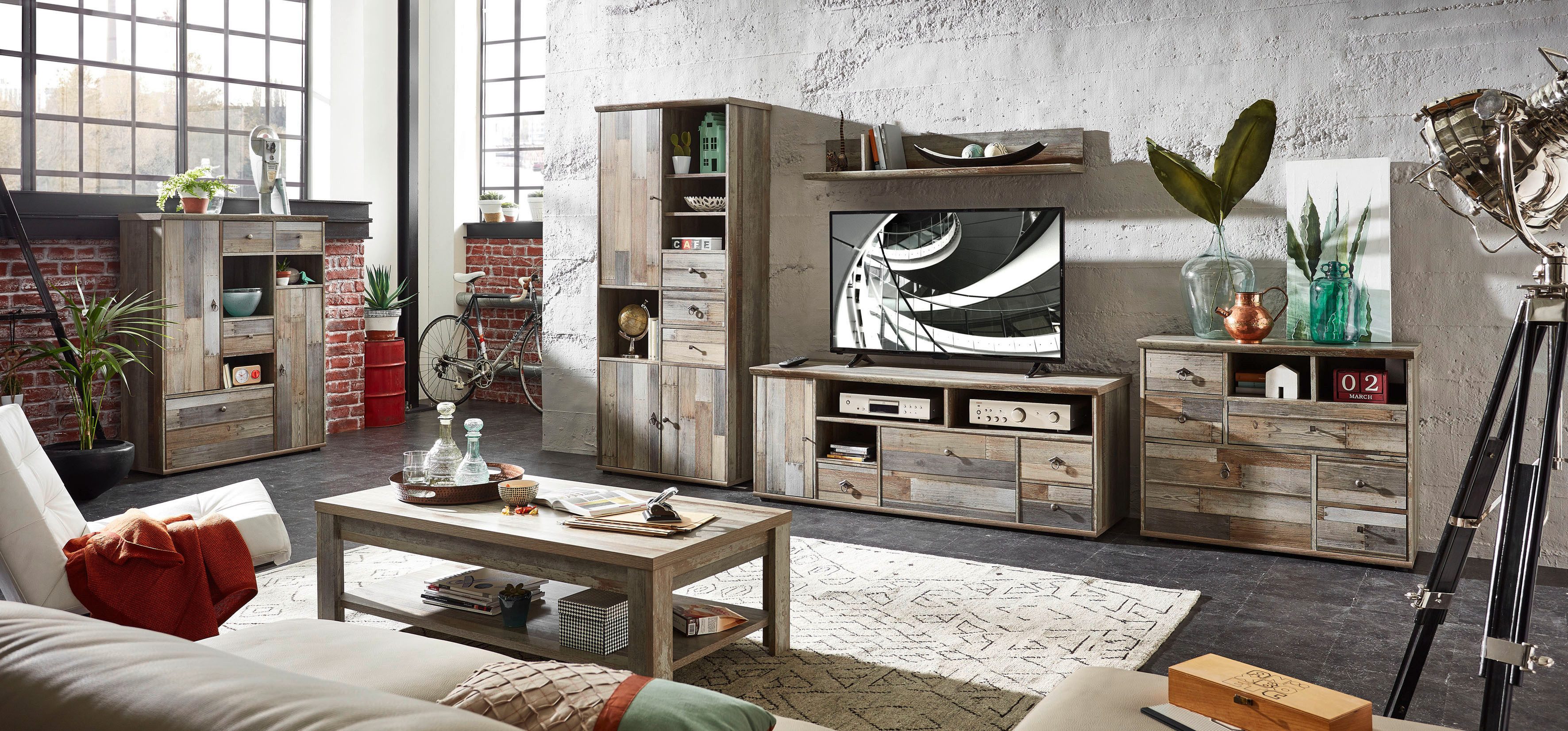 Innostyle Wohnwand BONANZA, (4-St)