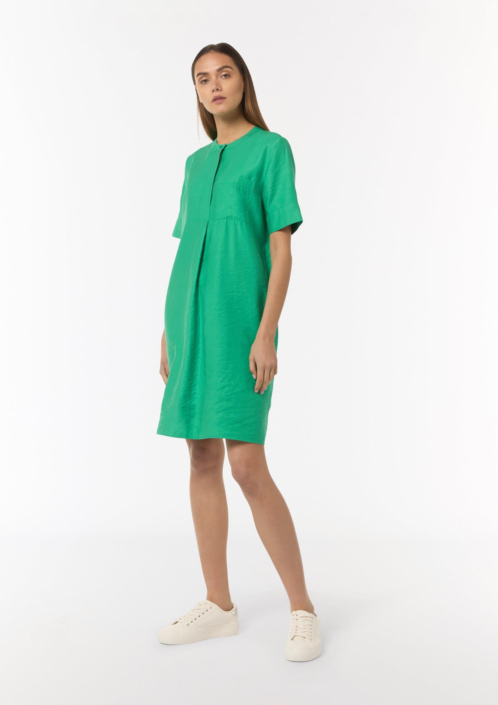 comma Minikleid Kleid Minikleid mit Webstruktur