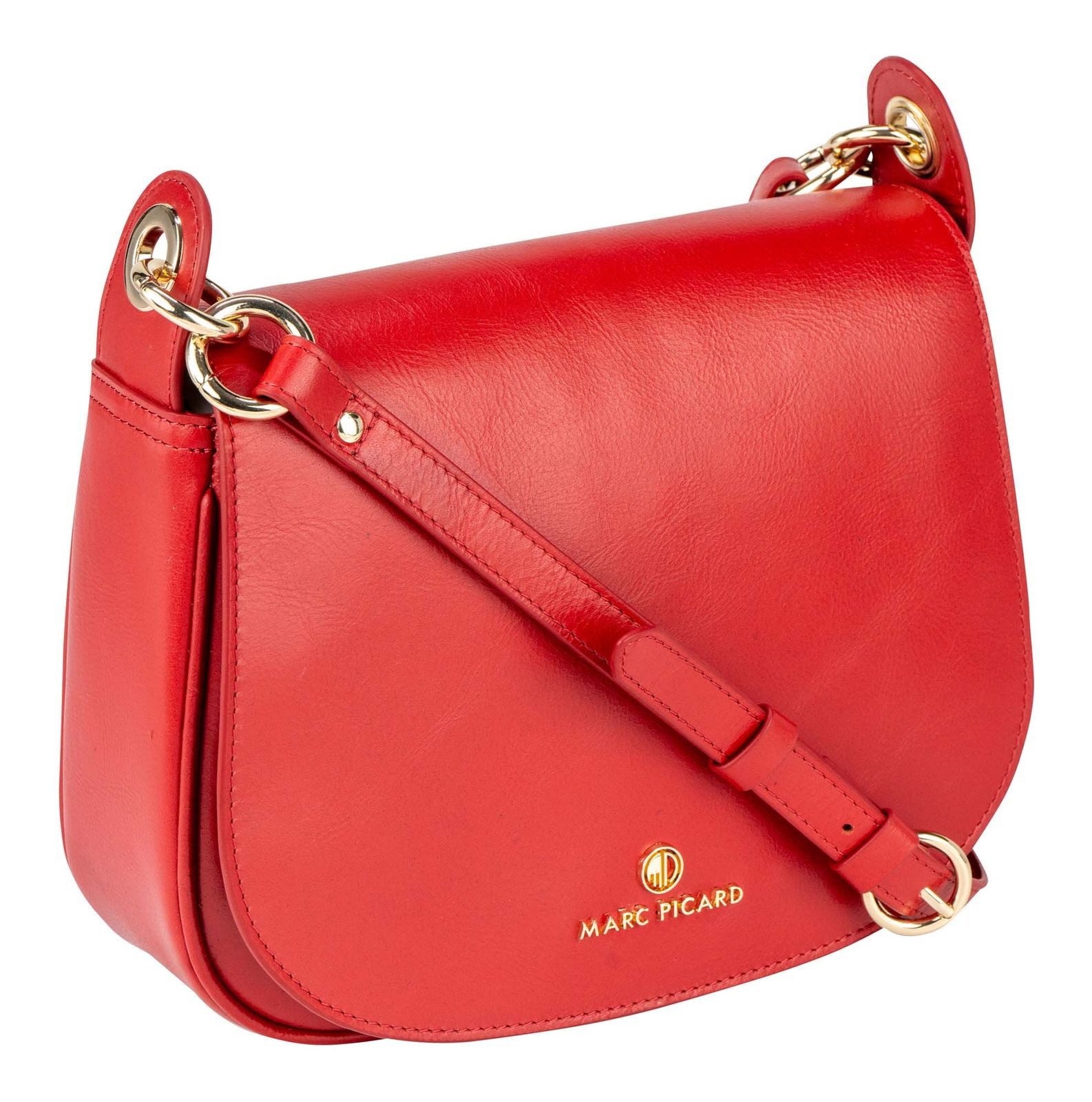 Marc Picard Schultertasche Shoulder Bag, aus echtem Rindsleder