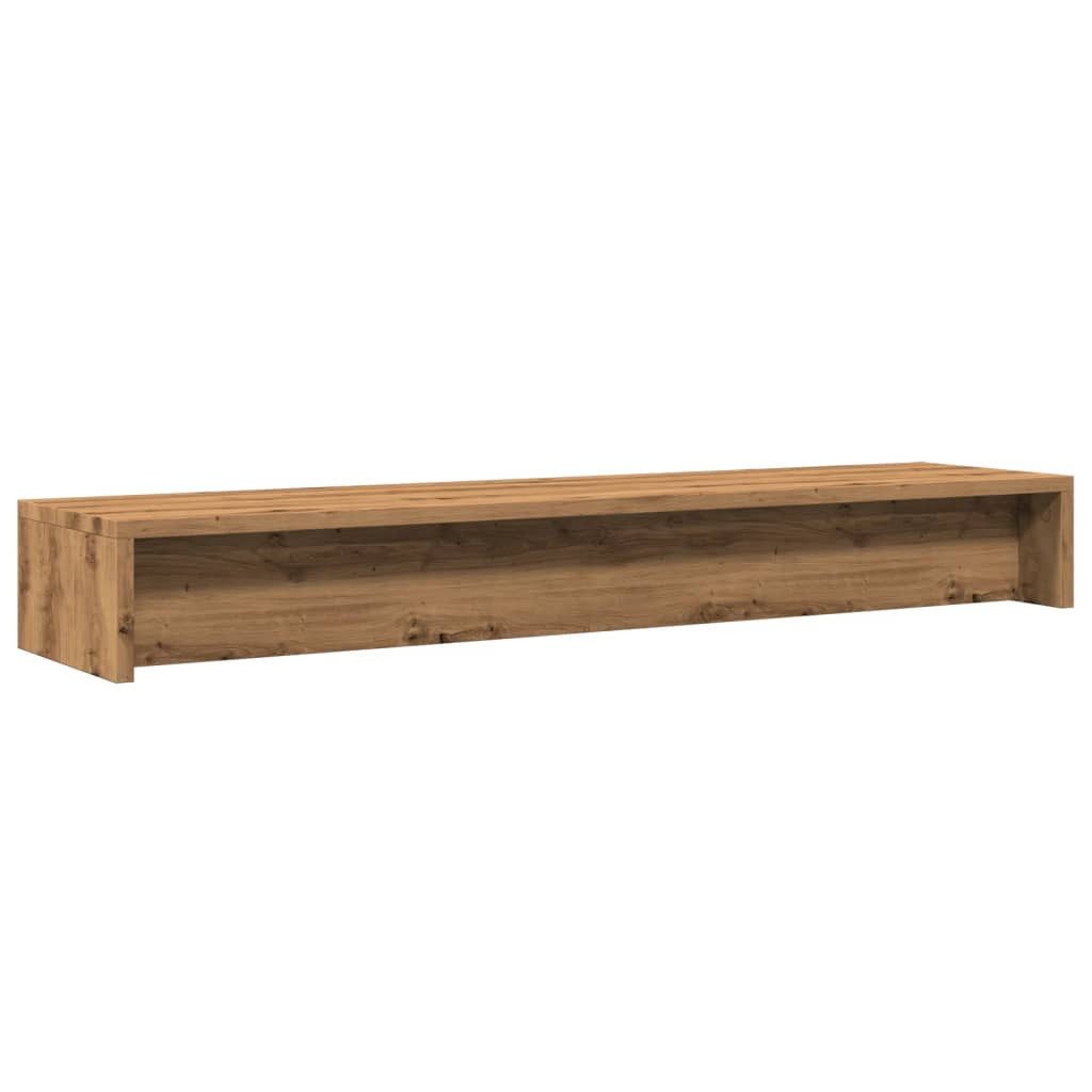 vidaXL Monitor-Halterung NA Monitorständer Artisan-Eiche 100x24x13 cm Spanplatte Bildschirm Erh, (1-tlg)