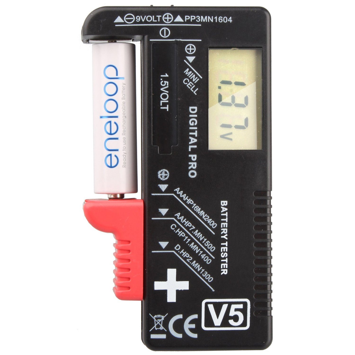 LCD Batterie Der Batterien für Batterietester AA und Akkus AAA, und Ihre AccuCell Akku-