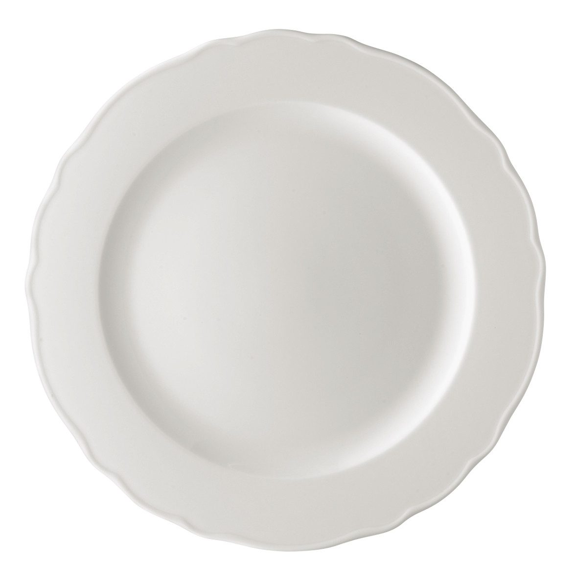 Hutschenreuther Speiseteller Maria Theresia Weiss Platzteller 31 cm Fahne, Teller Flach