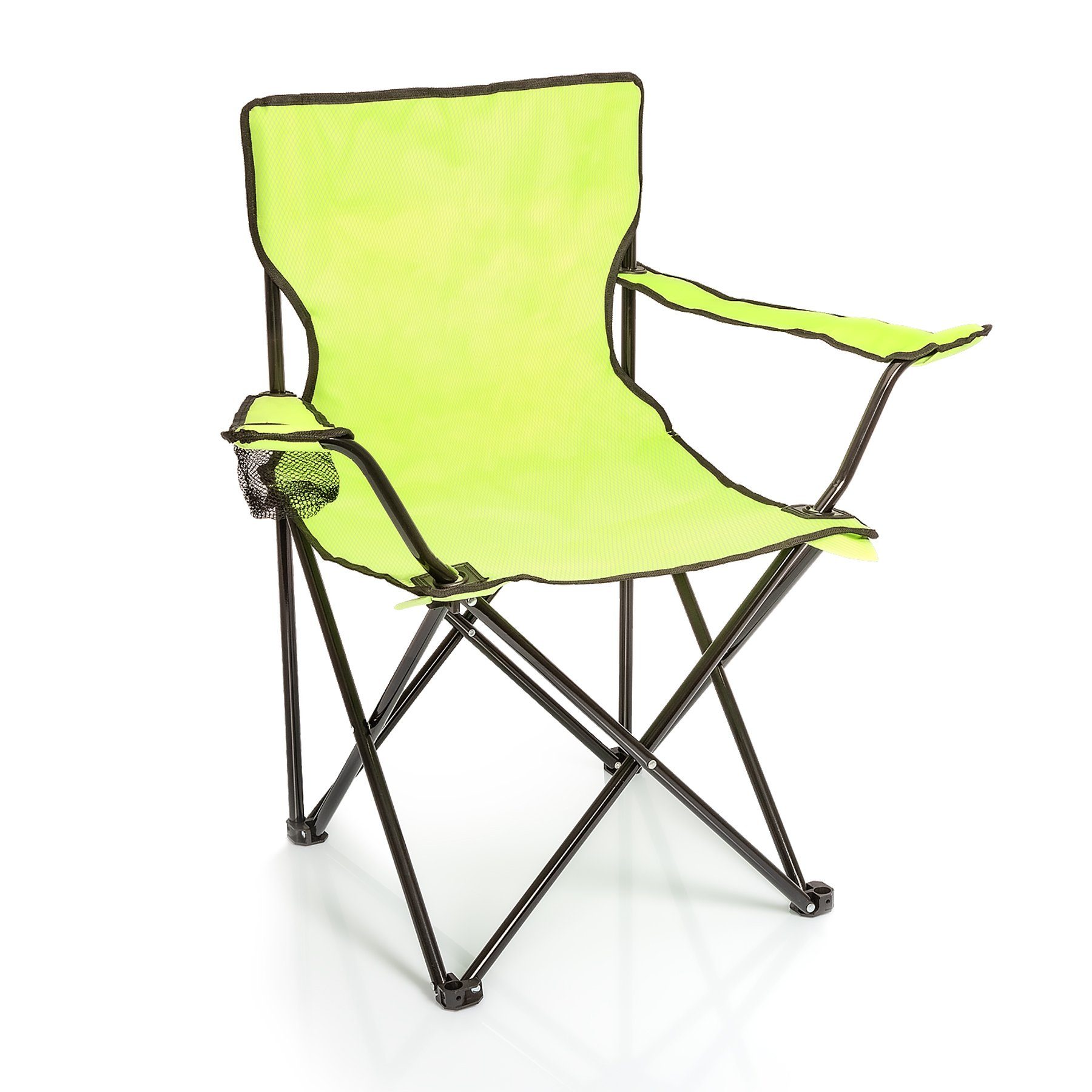 BigDean Campingstuhl Faltstuhl Campingstuhl Anglerstuhl Getränkehalter Klap günstig online kaufen