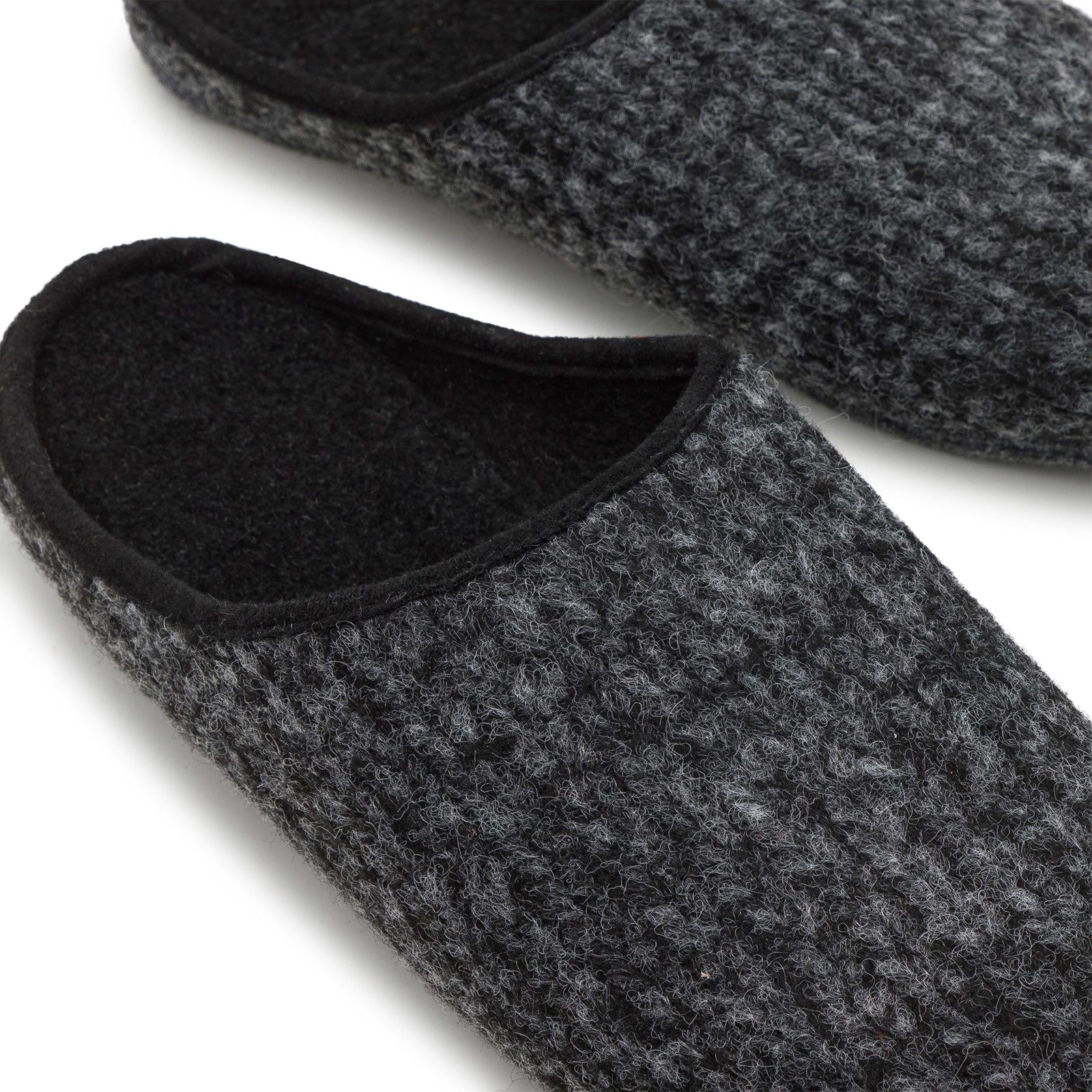 Pantoffelmann Pantoffeln Filzsohle leichte Filzpantoffel Herren Damen Hausschuhe Pantoffel (1 Paar) Filzpantoffeln, Gästepantoffel besonders leicht