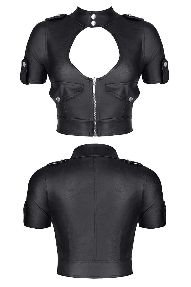 Demoniq Yogatop Top in schwarz - M