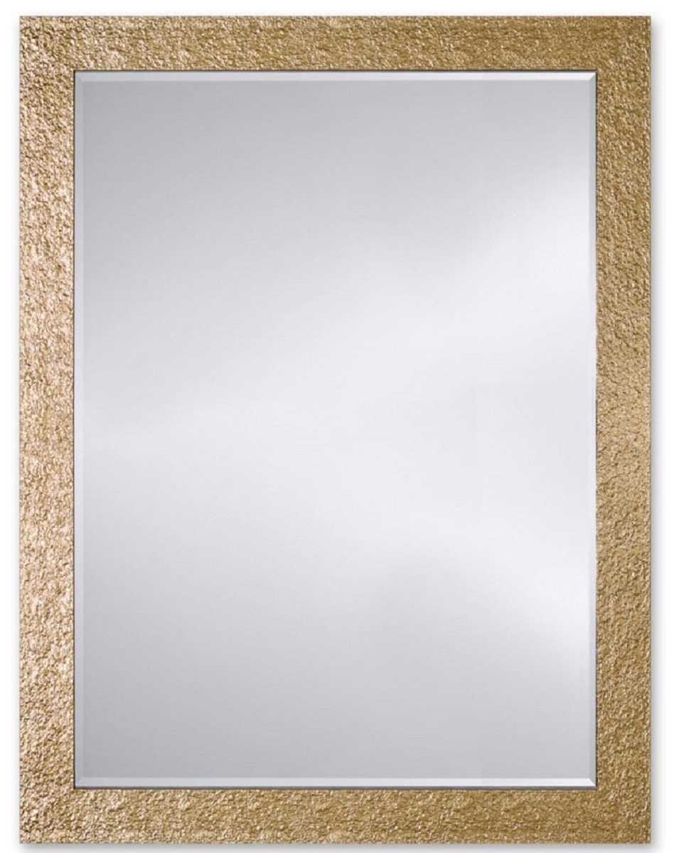 Casa Padrino Wandspiegel Luxus Gold Spiegel Wohnzimmer 89 - 118 Designer H. cm x Wandspiegel