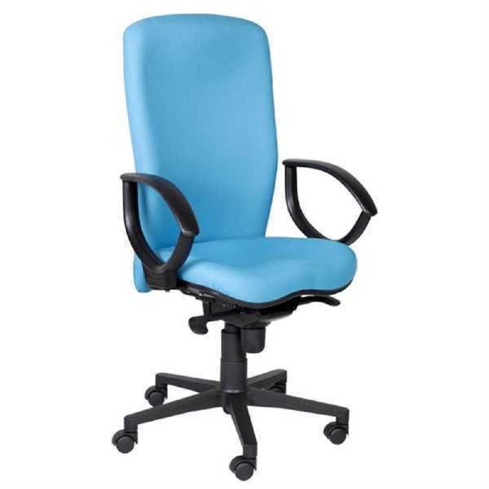 JVmoebel Bürostuhl Bürostuhl Gaming Stuhl Blau Office Sessel Schreibtisch Drehstuhl (1 St), Made in Europa