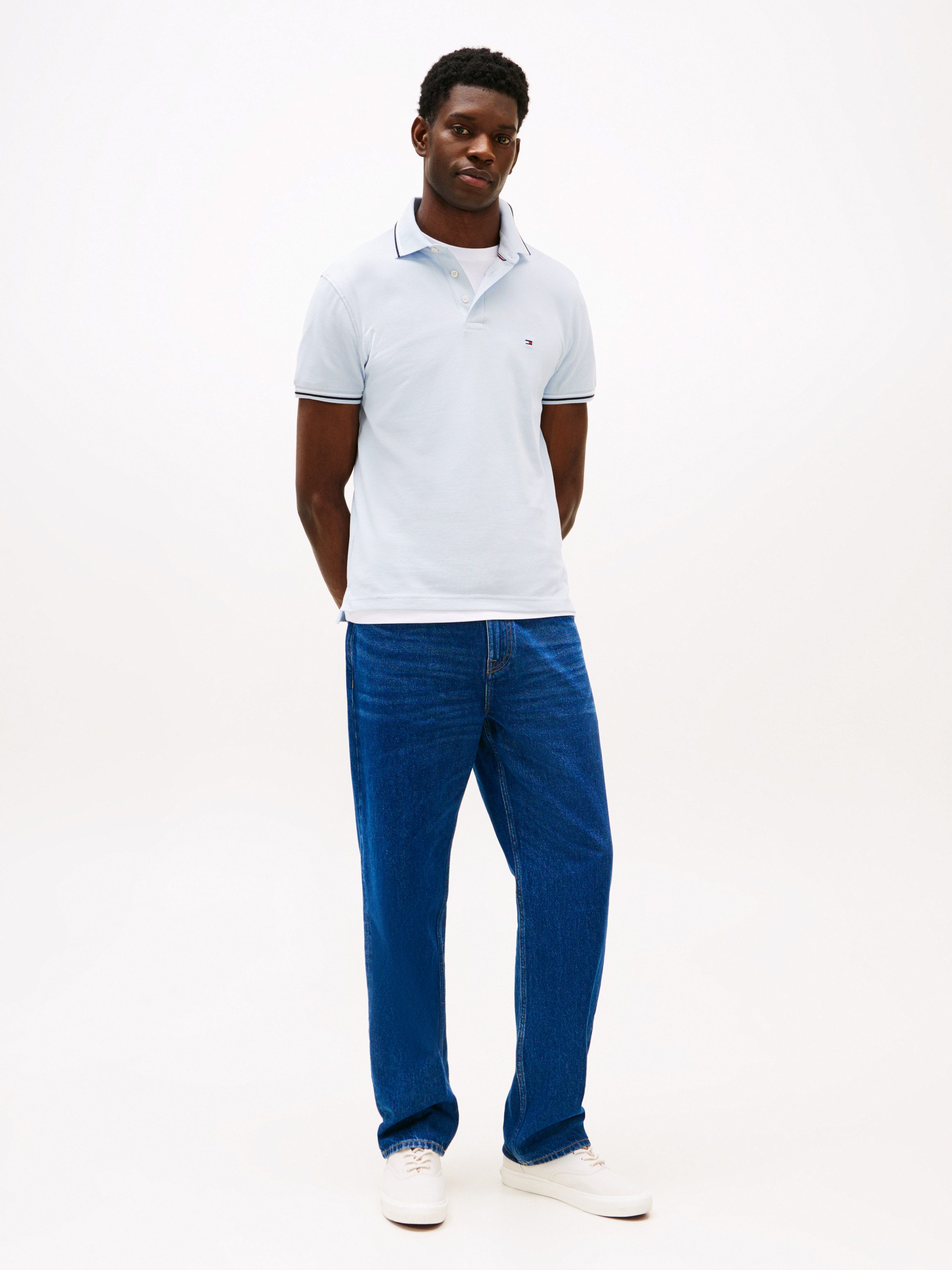 Tommy Hilfiger Poloshirt TOMMY TIPPED SLIM POLO günstig online kaufen