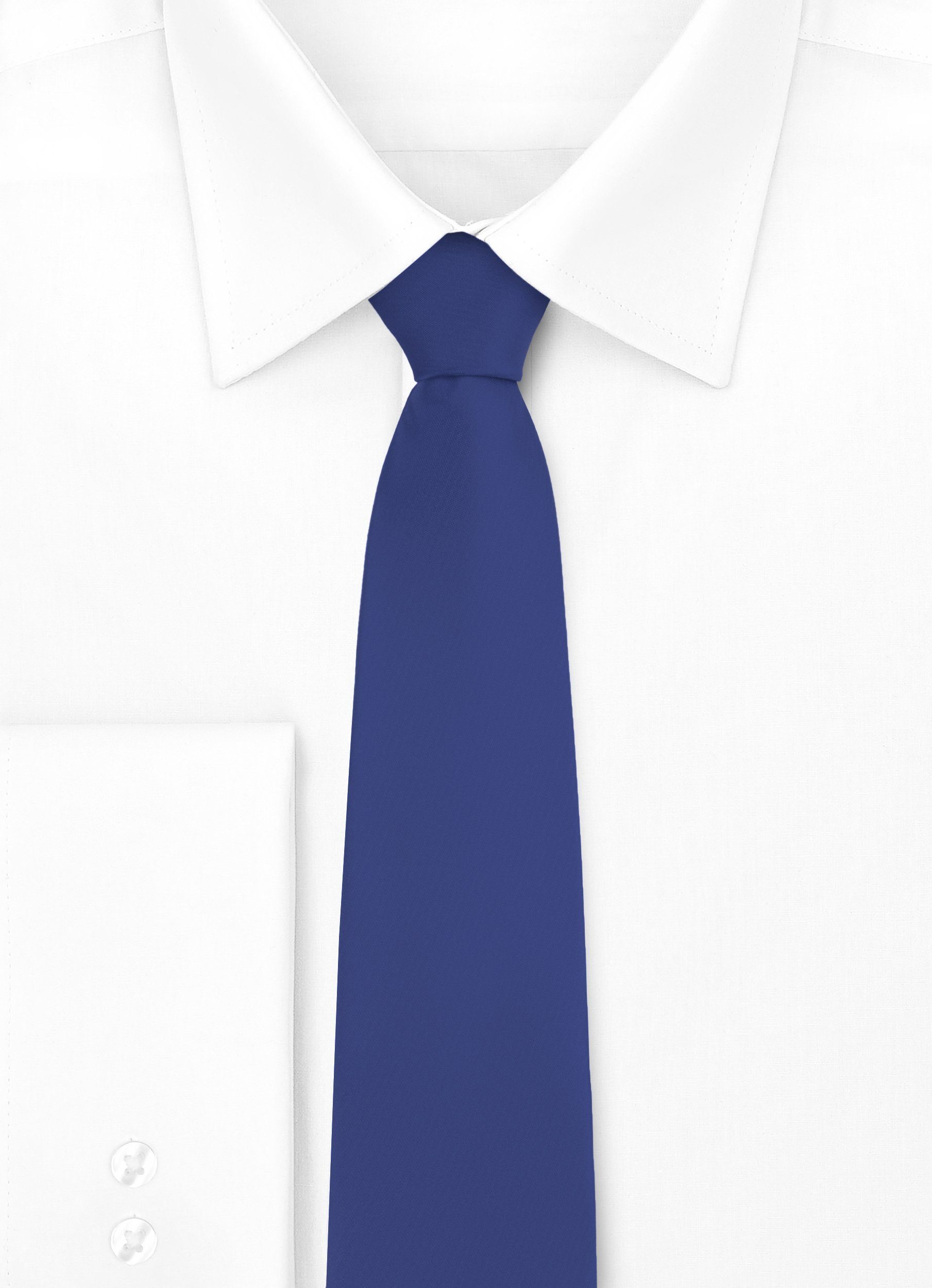 Krawatte Marineblau Krawatte x (150cm 8cm) Breite Herren Ladeheid KP-8 (Set, 1-St)