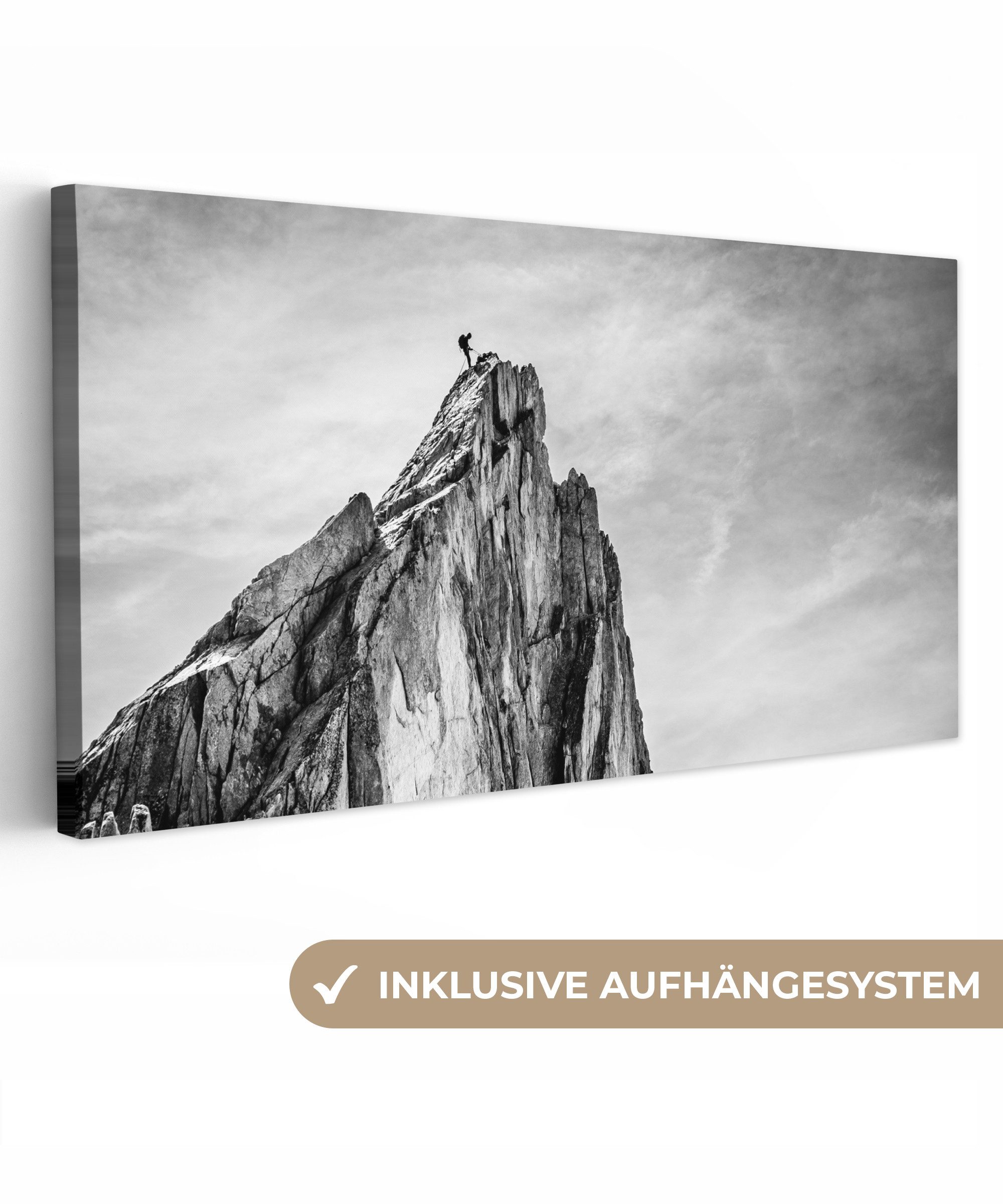 OneMillionCanvasses® Leinwandbild Panorama Berg - Natur günstig online kaufen