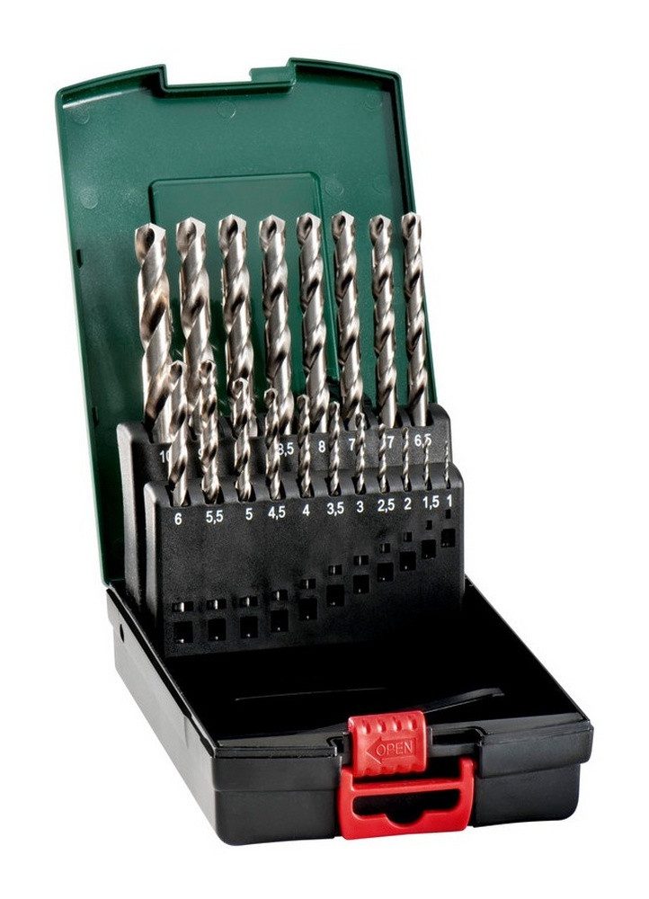 metabo Bohrersatz, HSS-G-Kunststoffkassette, "SP", 19-teilig