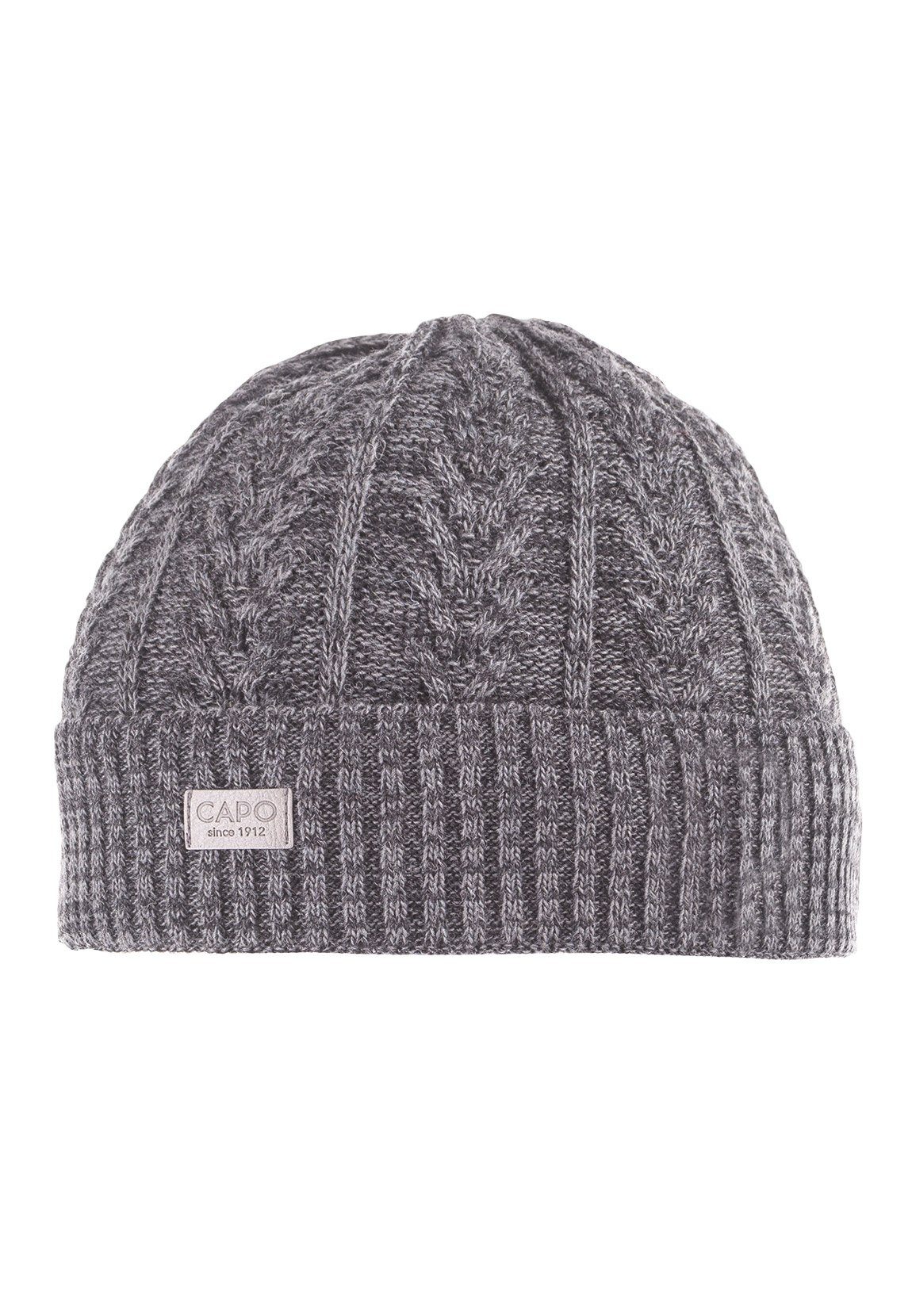 CAPO Beanie CAPO Mütze FIN CAP 80589-001760 Grau