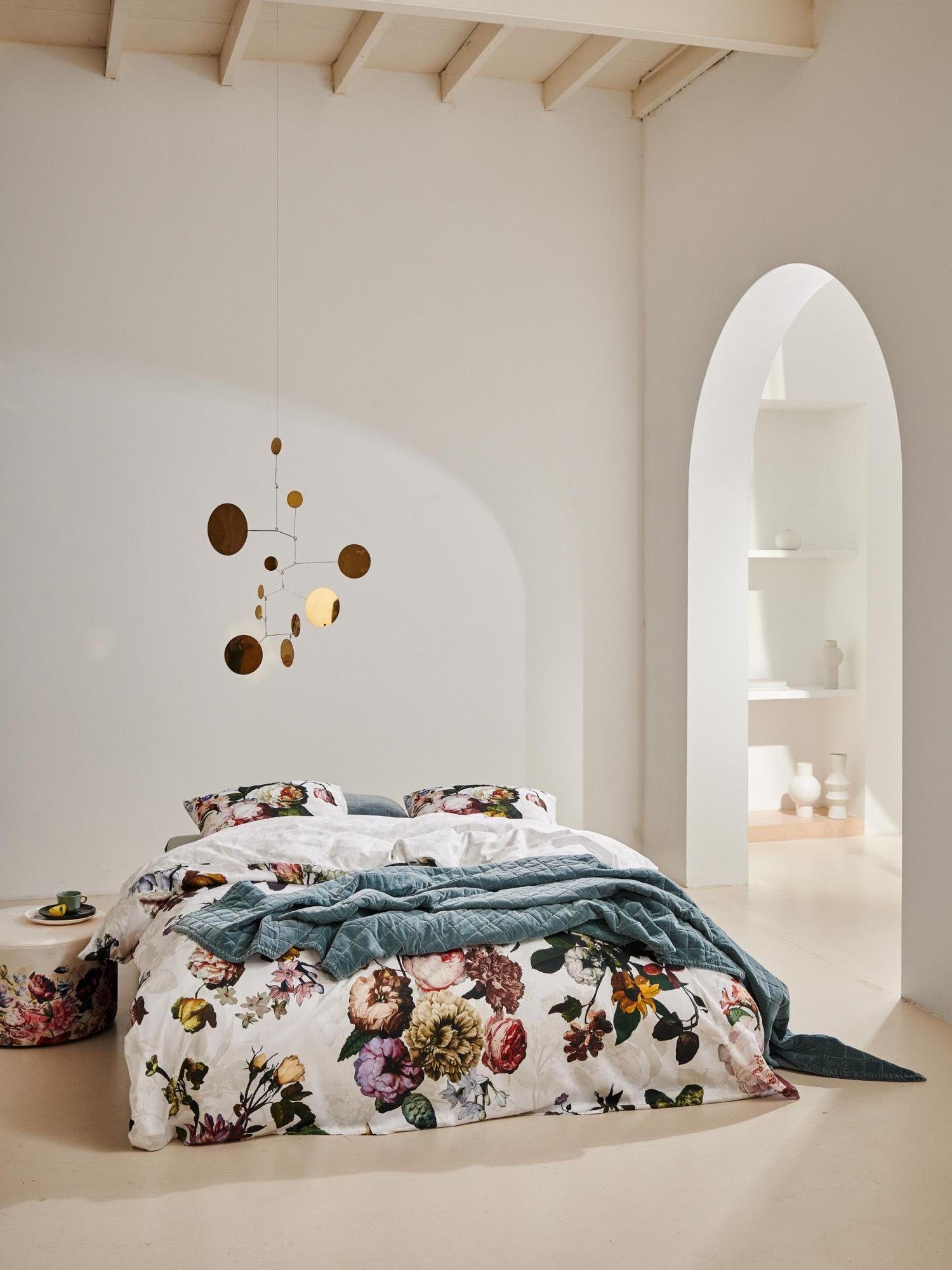 Essenza Bettwäsche Fleur, Satin, 2 teilig, mit floralem Muster günstig online kaufen