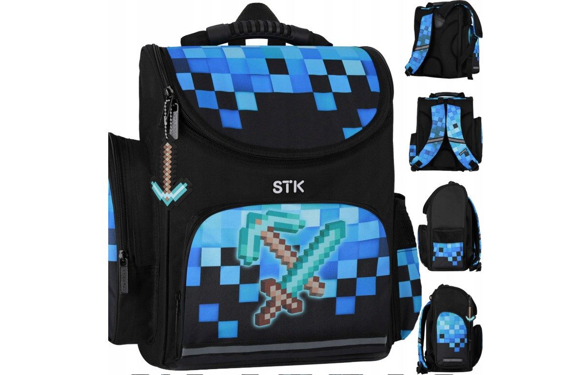 Starpak Schultertasche Leichter, ergonomischer Ранцы mit Reflektoren
