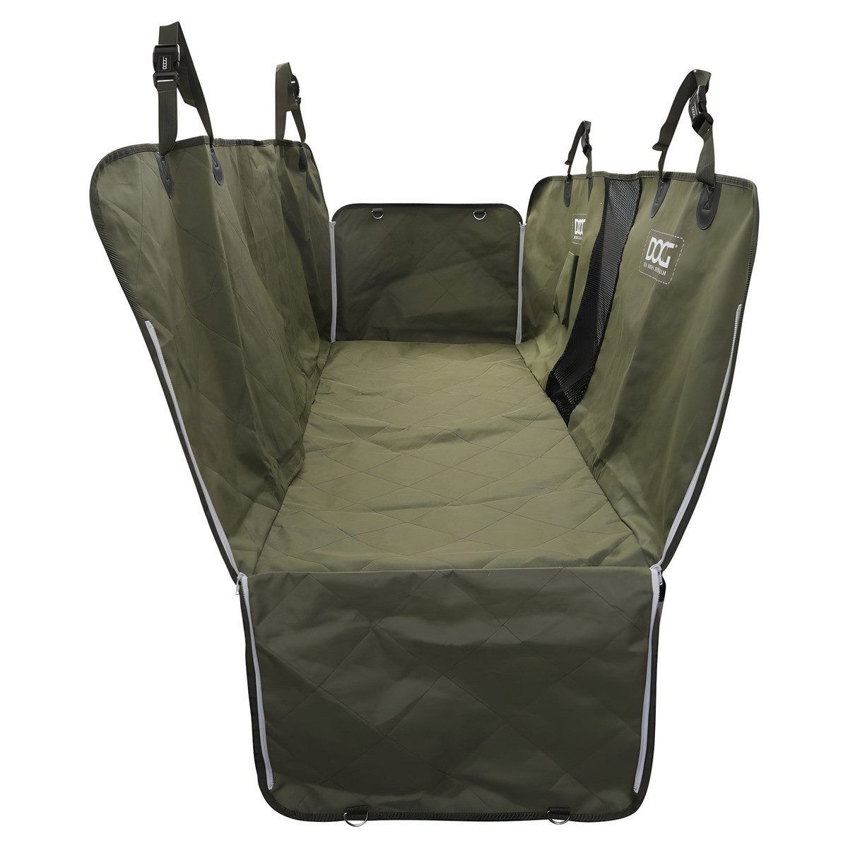 DOOG Tier-Autoschondecke Auto-Schondecke / Car Seat Cover grün