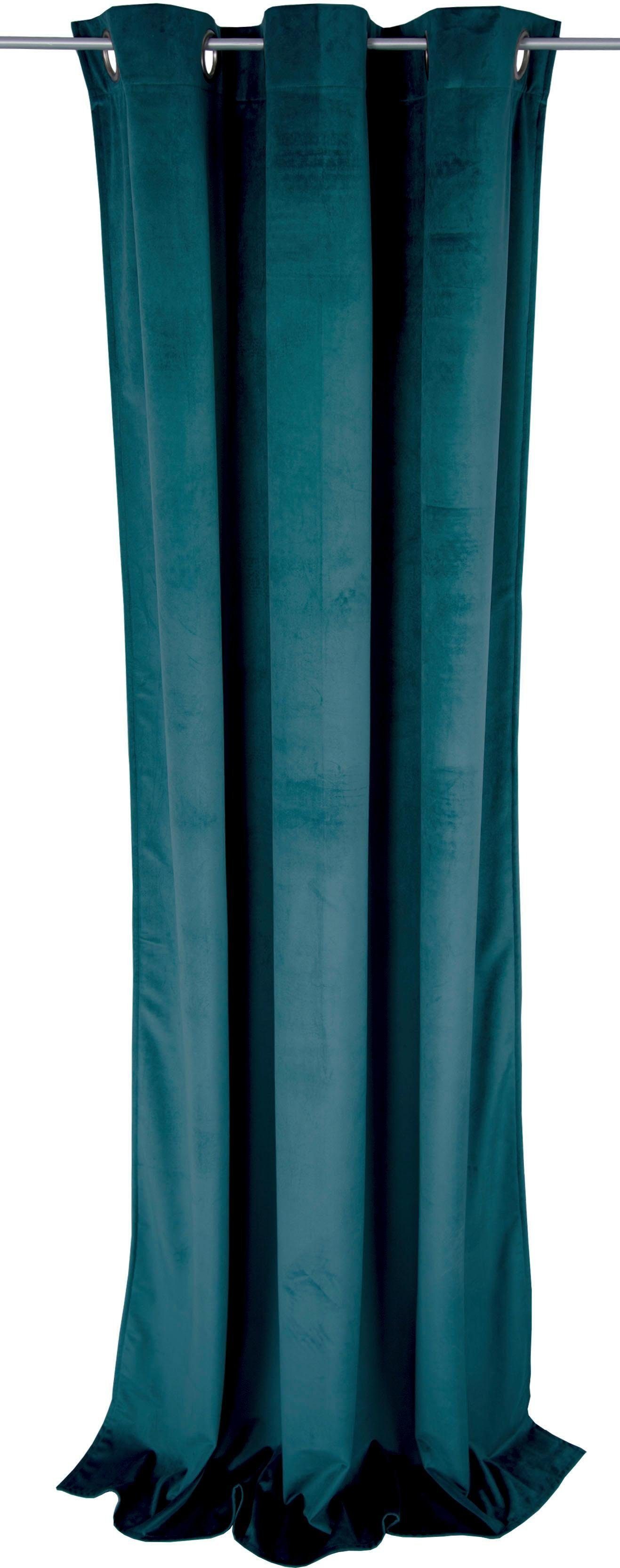 TOM TAILOR HOME Vorhang FRENCH VELVET (1 St), Ösen, blickdicht, Wirkware. € 64,99