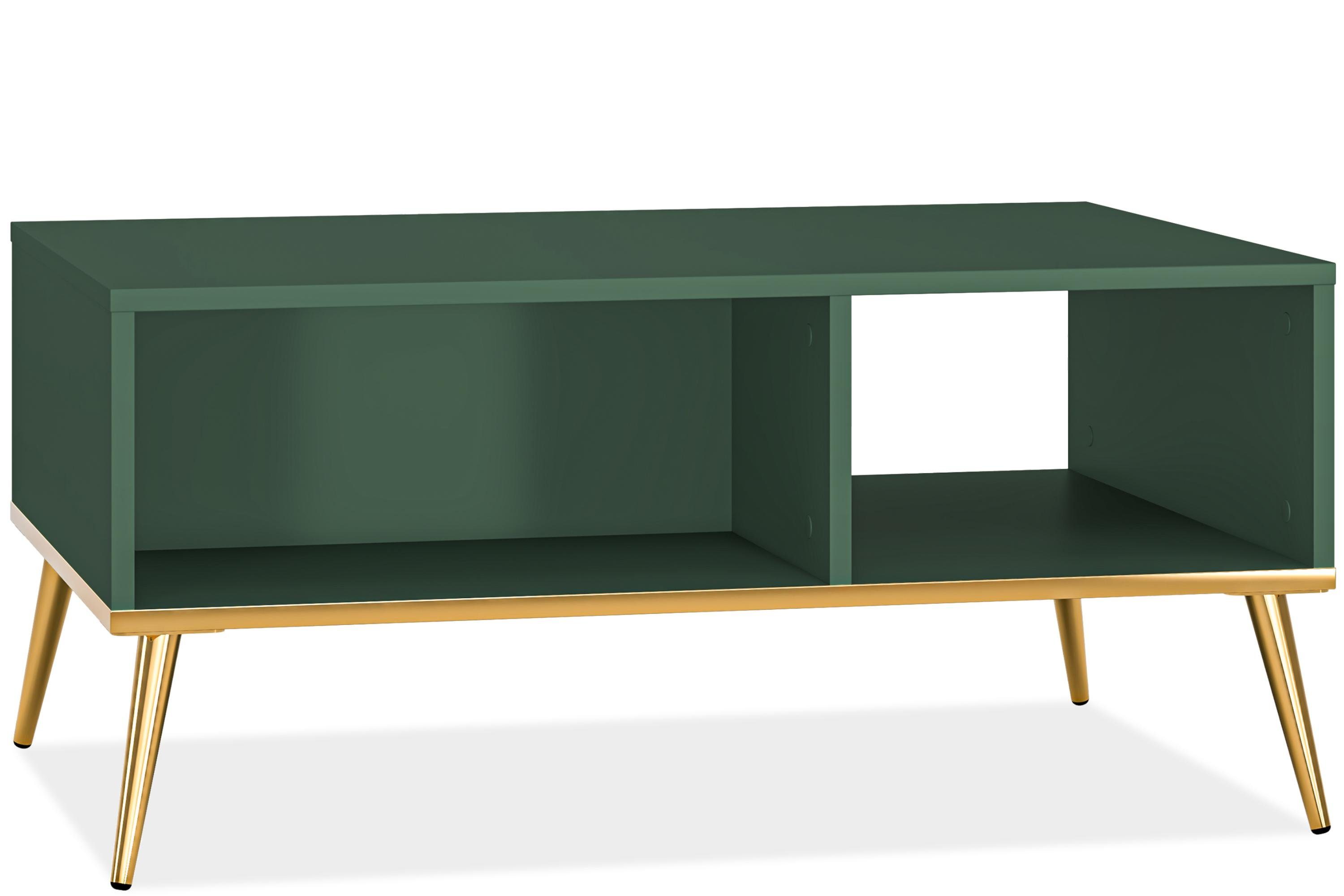 KONSIMO® Couchtisch ARICIA Couchtisch, hergestellt in der EU, mit Goldeleme günstig online kaufen