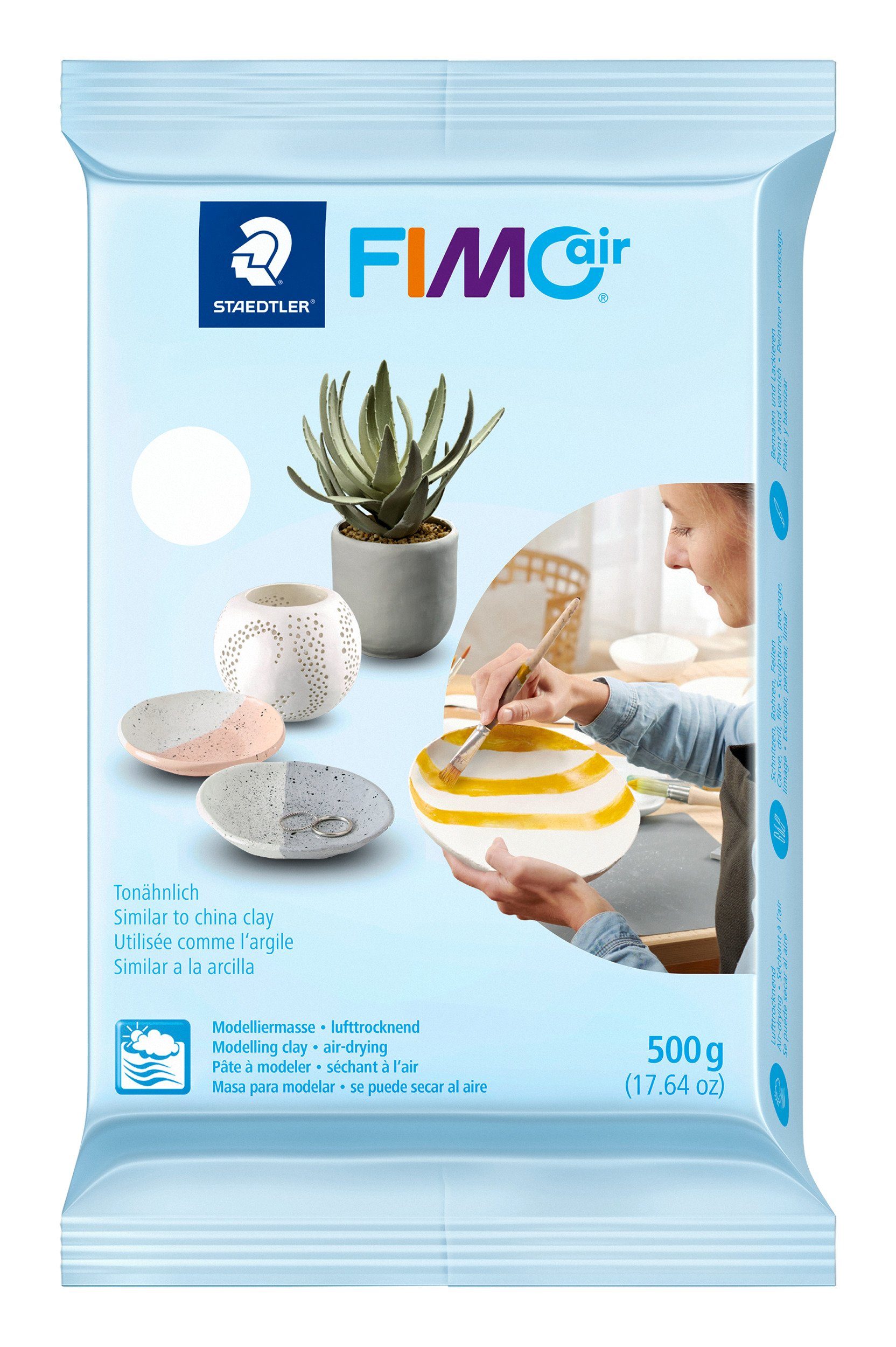 Weiß Basic, g Modelliermasse FIMO Air 500