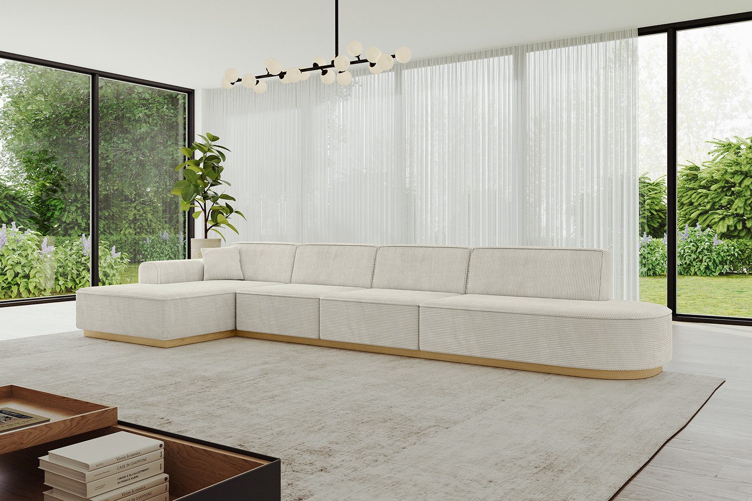 ALTDECOR Ecksofa IREA-L3-v2, Sofa Praktische Bequeme Funktionsecke Couch L-Form Eckcouch, Corner Sofa L-Form Vielseitige Sofa Wohnlandschaft Wohnzimmer