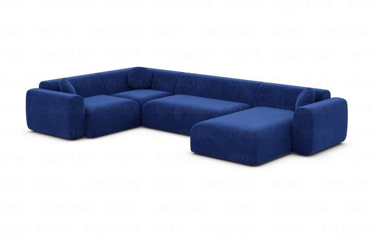 Sofa Dreams Wohnlandschaft Stoff Sofa Wohnlandschaft Cortegada U Form Polster Couch, Loungesofa