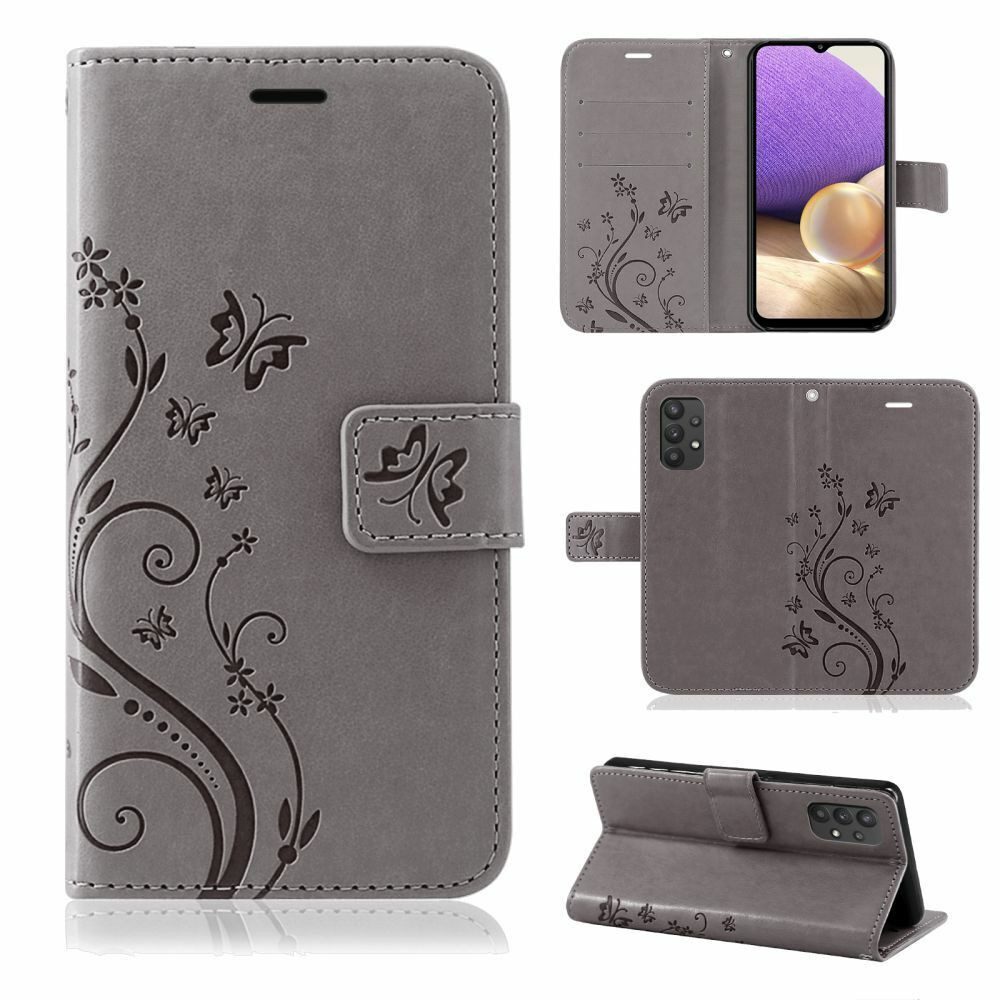 betterfon Handyhülle Handytasche für Samsung Galaxy A32 5G Wallet Case, Wallet Case mit Kartenfächern Magnetverschluss und weicher Innenhülle