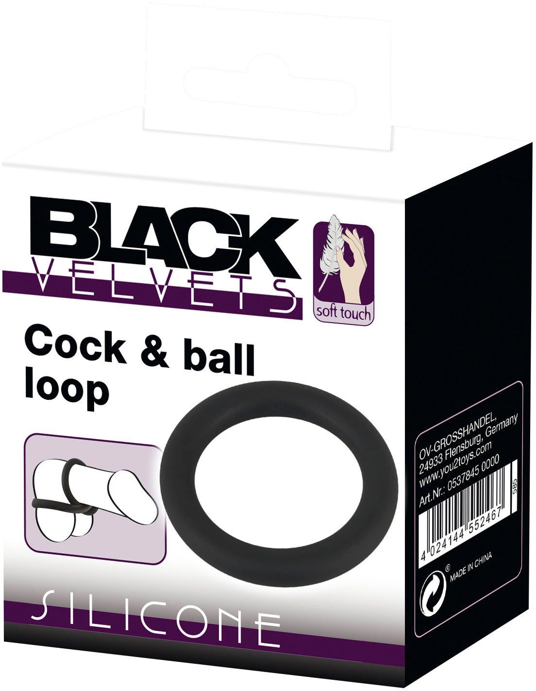 Penis-Hoden-Ring BLACK VELVETS