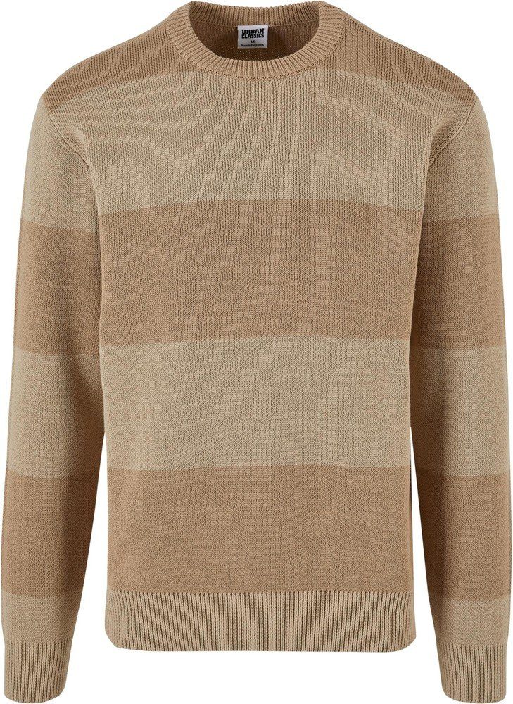 Rundhalspullover Urban Classics Herren Heavy Oversized Striped Sweatshirt
