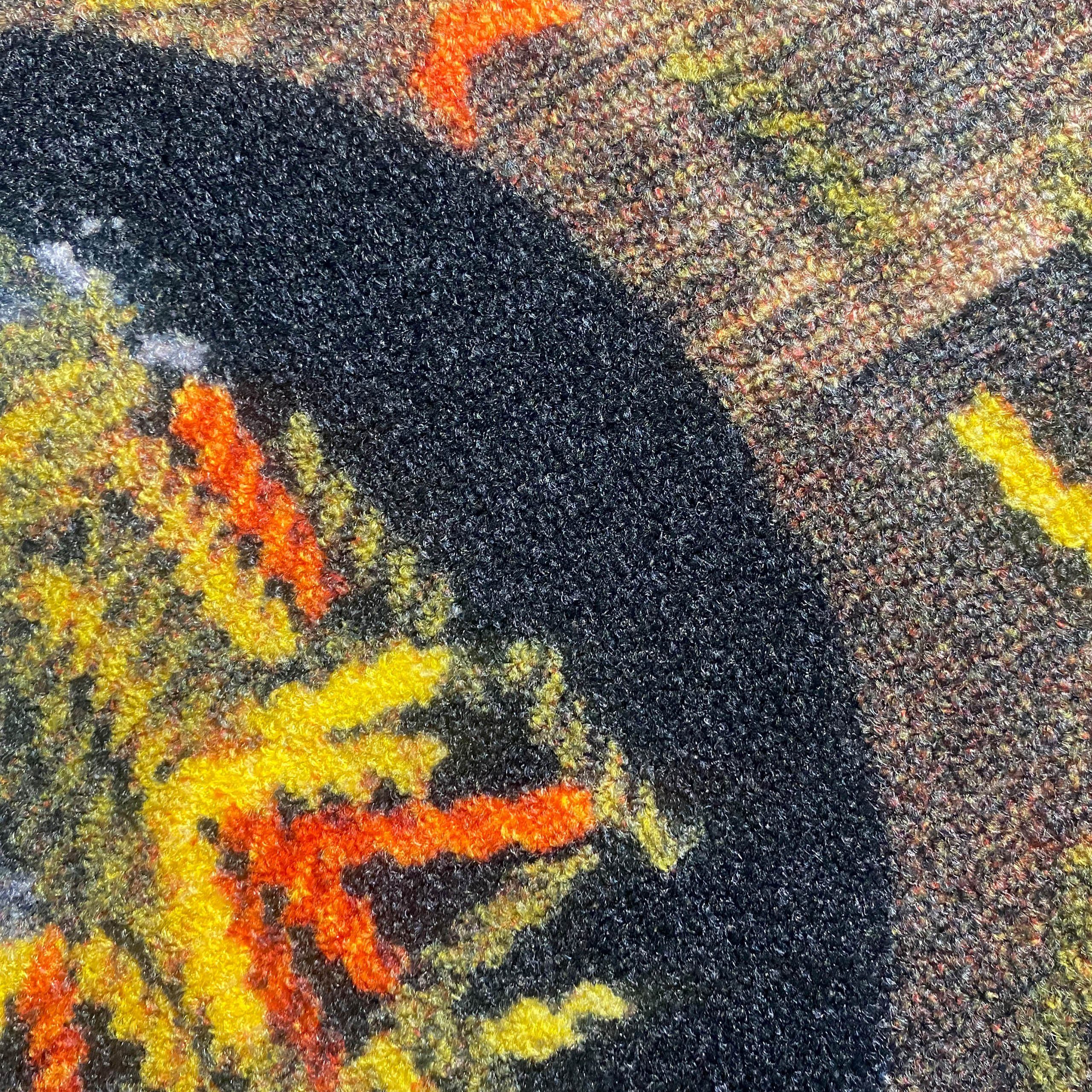 Carpetia Teppich Küchenläufer Teppich mit bunten Nudeln Gewürzen und roten günstig online kaufen