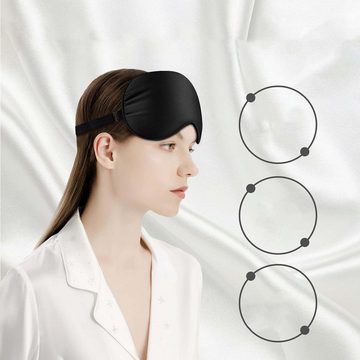 KIKI Augenpatches 2 Stück Schlafmaske für Frauen und Herren, Design für Einschlafen