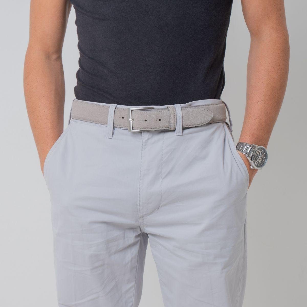 BELTINGER Ledergürtel BELTINGER Italienischer Veloursleder-Gürtel, 35 mm breit, Herren, Anzu (1-St)