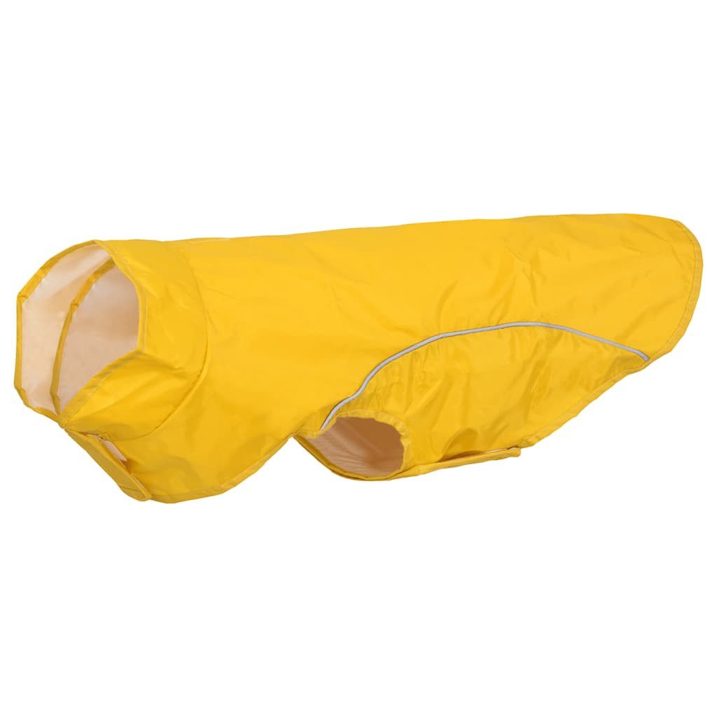 vidaXL Hundemantel L Hunde Regenmantel mit Reflexstreifen Polyester Gelb L