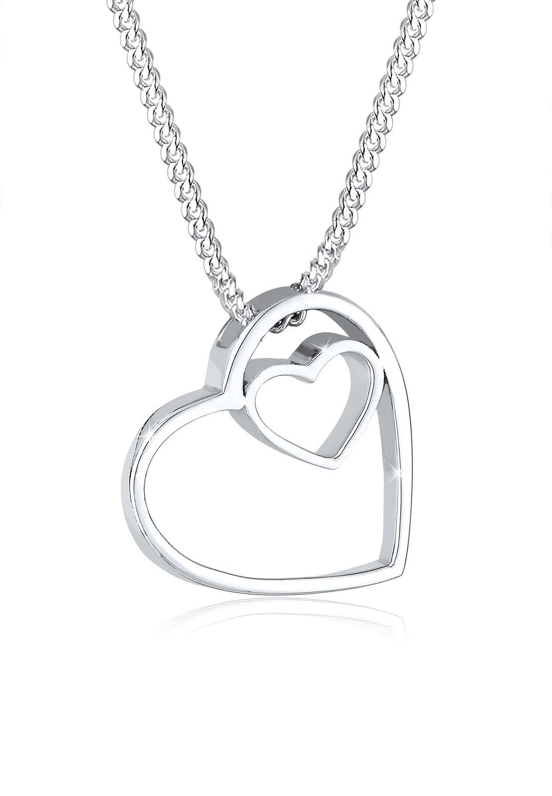 Elli Kette Mit Anhanger Herz Liebe 925 Sterling Silber Herz Online Kaufen Otto