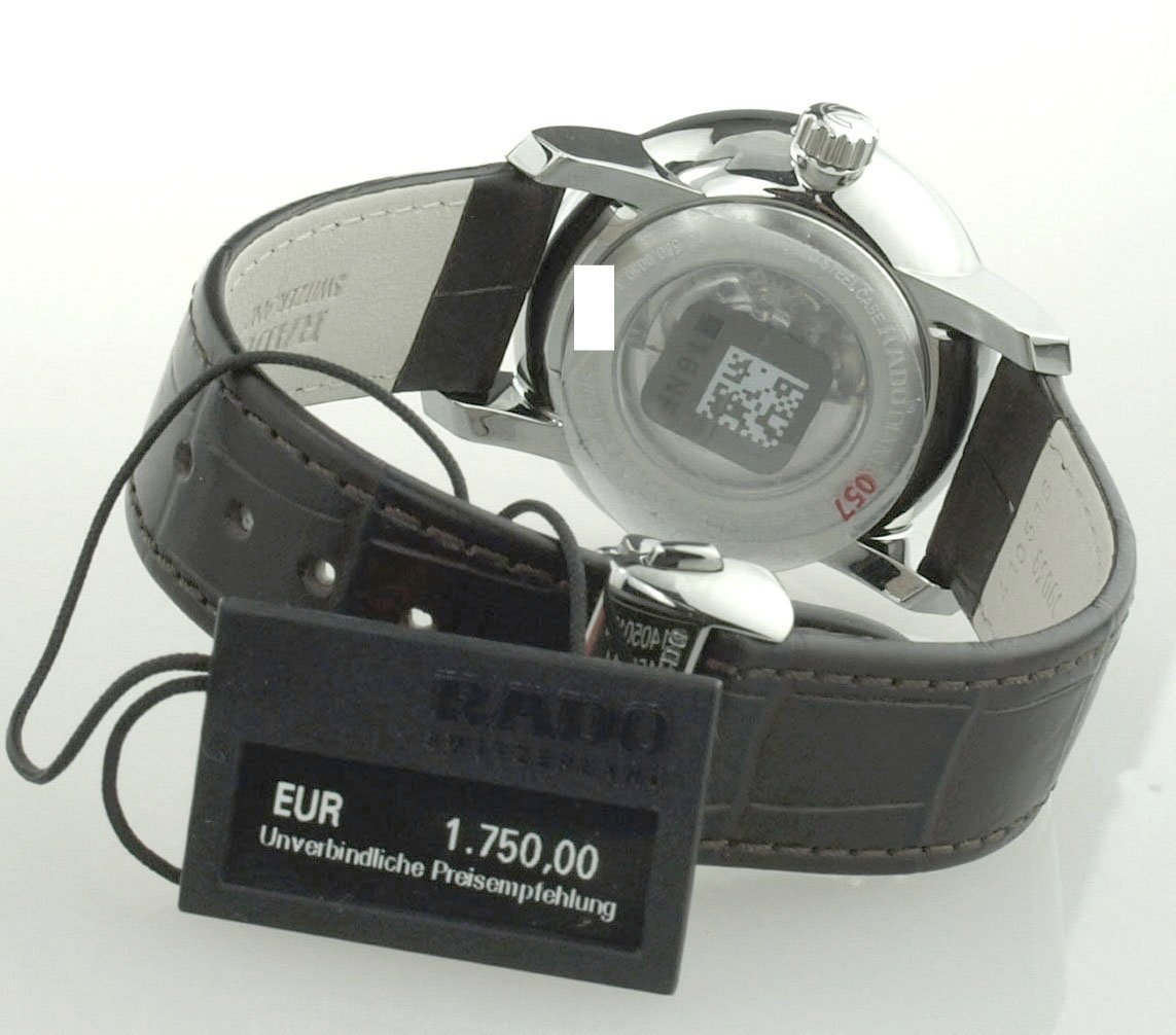 Rado Automatikuhr Damen Uhr Diamaster Neu R14050126 Carbon