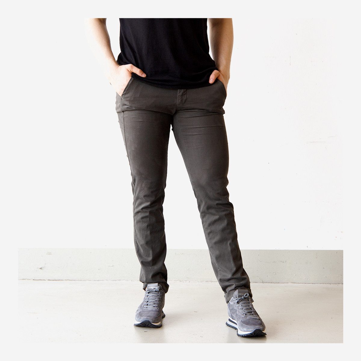 Mason's Stoffhose Mason’s 9PN2R3073N1 MBE130-309, Hosen, Blau