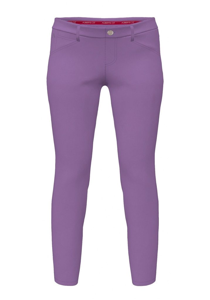 Alberto Golfhose Alberto Golf Hose Mona Purple Damen