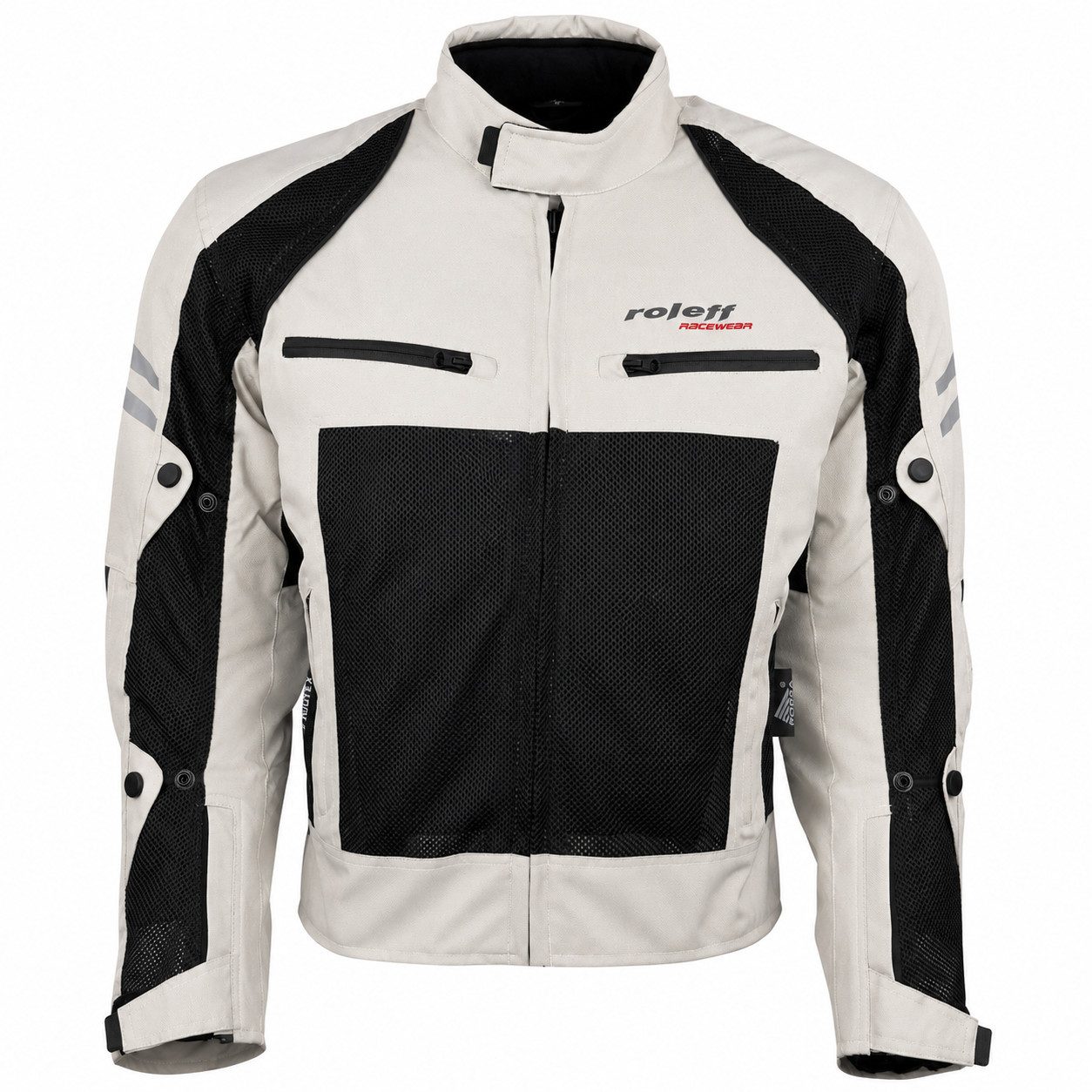 Motorradjacke RO614 Mesh - Helle, atmungsaktive Jacke mit Klimamembrane