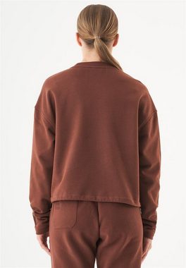 ORGANICATION Sweatshirt Seda-Women's Loose Fit Sweatshirt in Coffee Brown