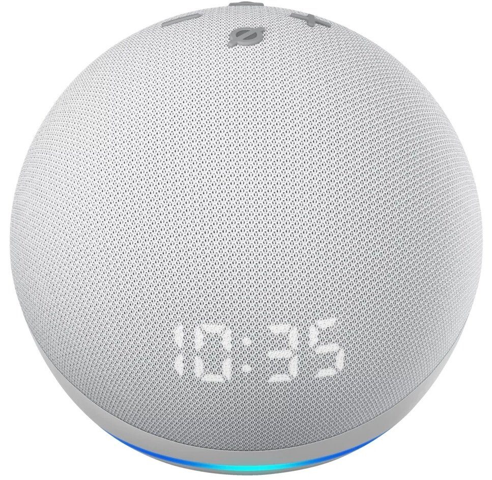 Amazon Echo Dot 4. Generation mit Uhr Alexa Stoff Smart Speaker weiß  Bluetooth-Lautsprecher online kaufen | OTTO