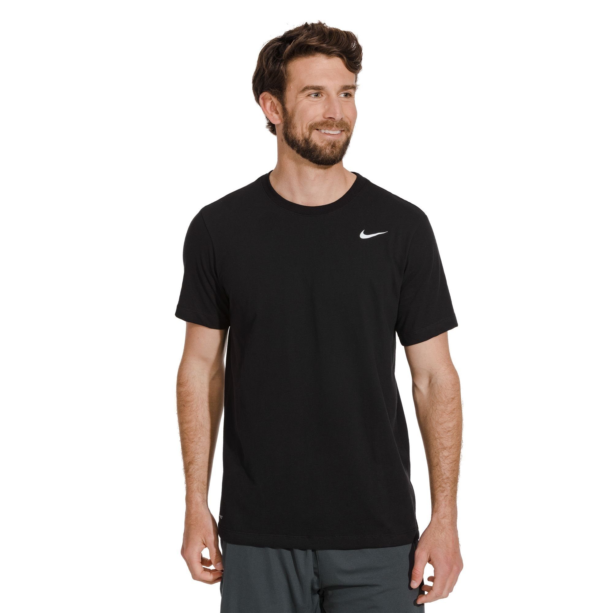 Trainingsshirt Nike T-SHIRT MEN'S DRI-FIT FITNESS schwarz